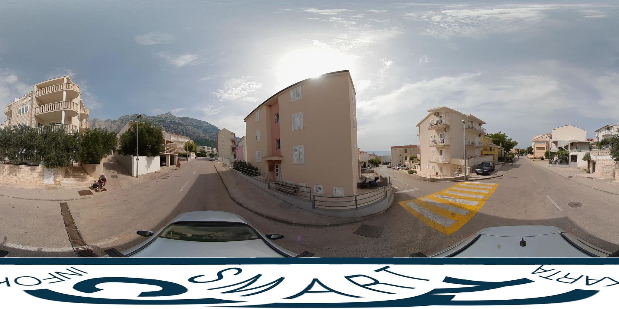 Street view near Modern Apartments, Makarska — © SilvioBasic (CC BY-SA · Mapillary)