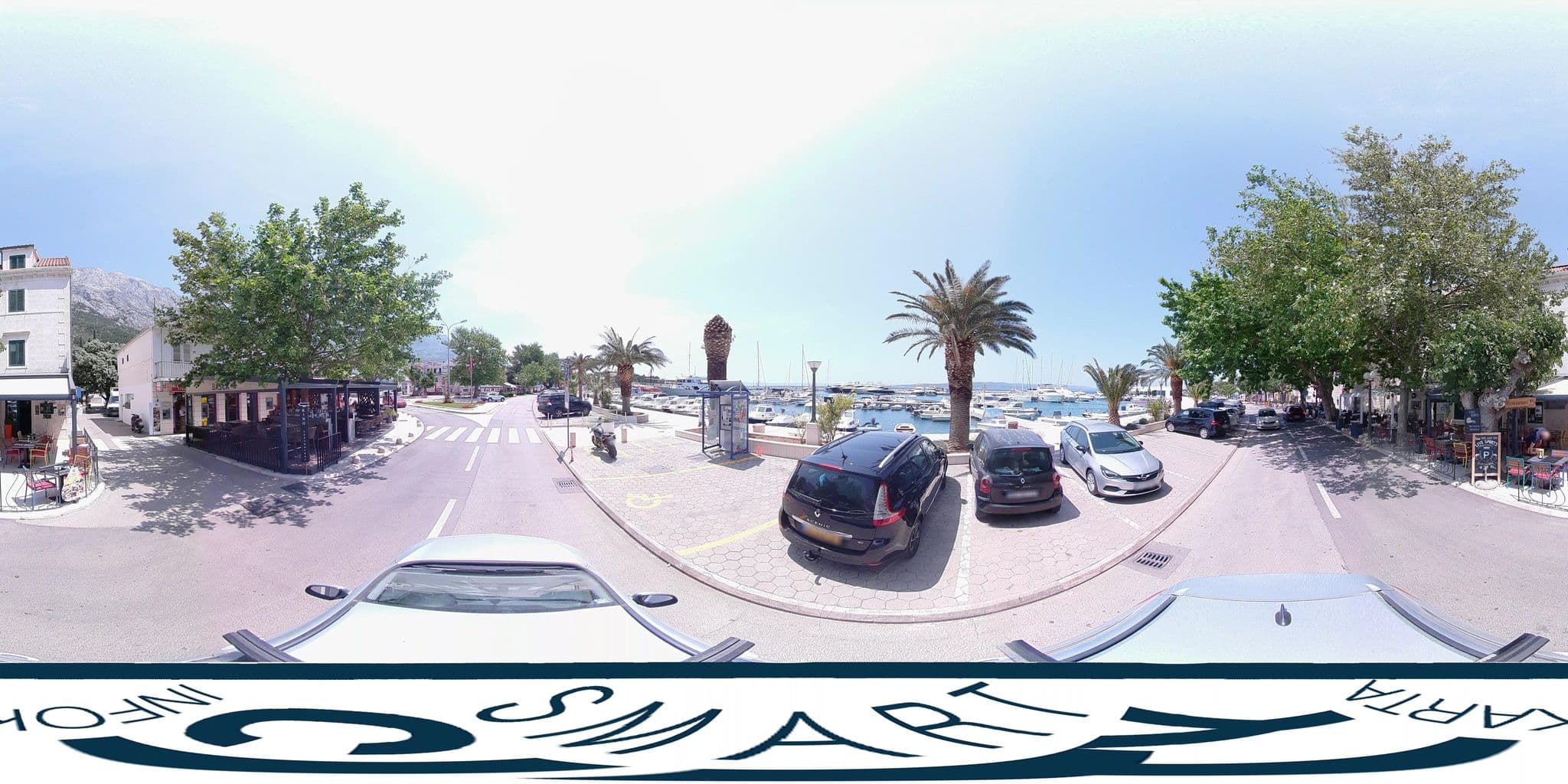 Street view near Pension Palac Baska Voda, Baška Voda — © SilvioBasic (CC BY-SA · Mapillary)