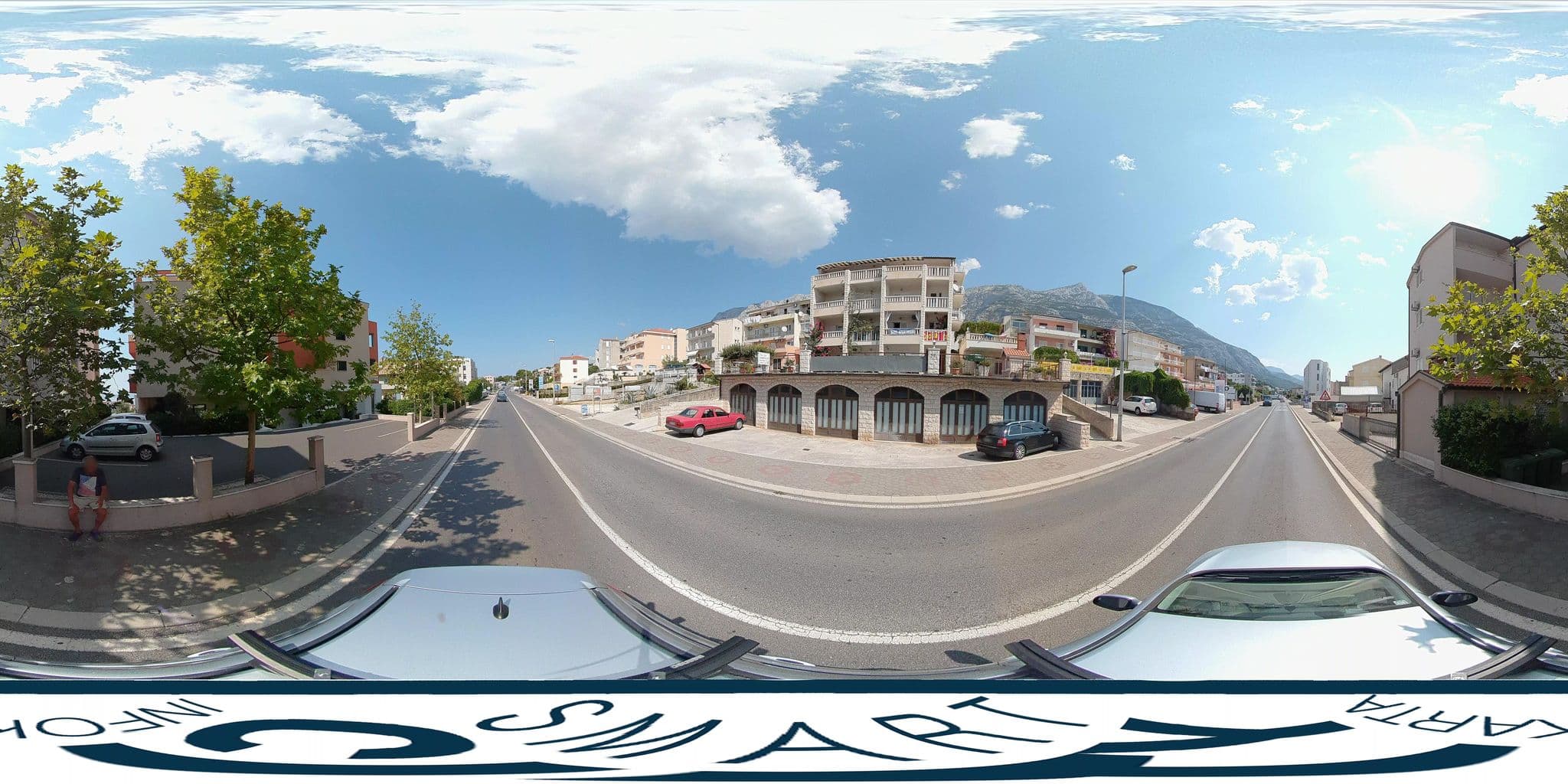 Street view near Apartmani Leo-Marin, Makarska — © SilvioBasic (CC BY-SA · Mapillary)