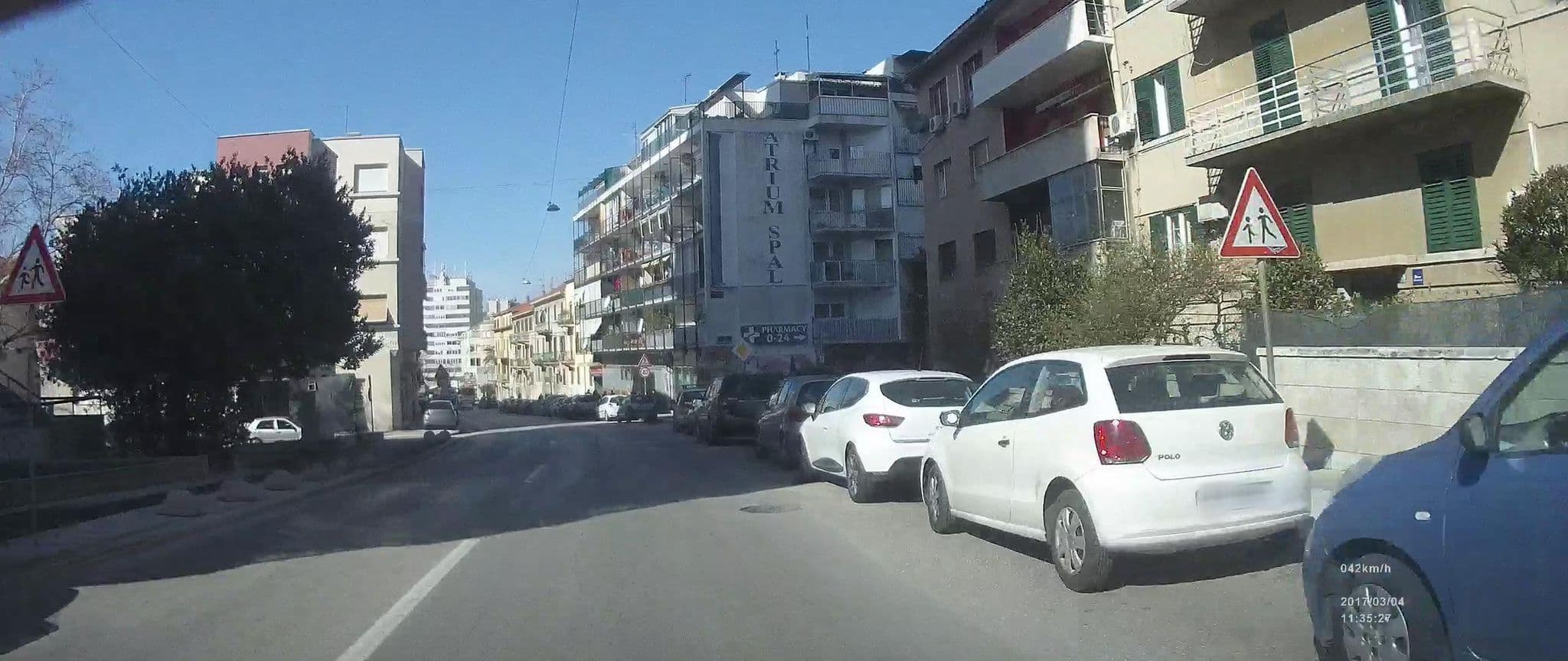 Street view near Enero Blue, Split — © idelac (CC BY-SA · Mapillary)