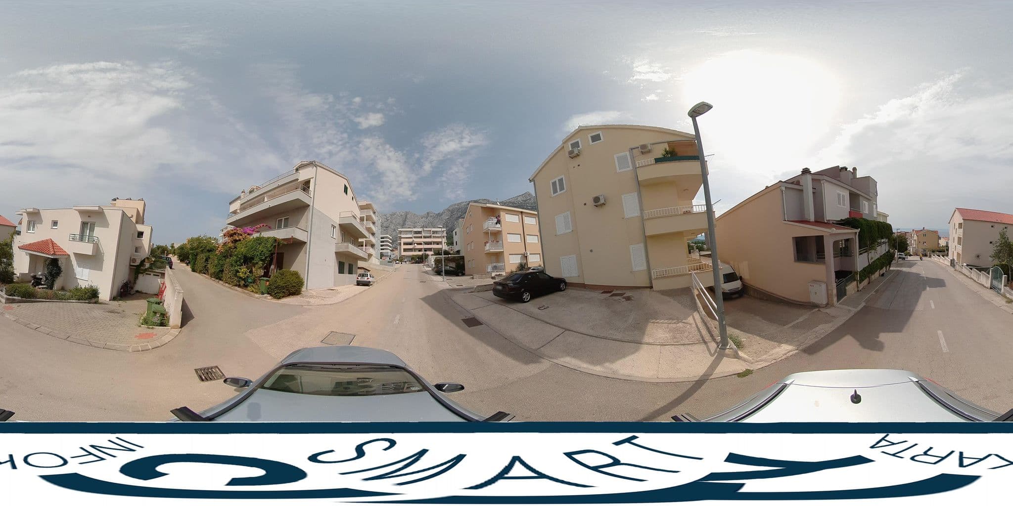 Street view near Milic Apartments, Makarska — © SilvioBasic (CC BY-SA · Mapillary)