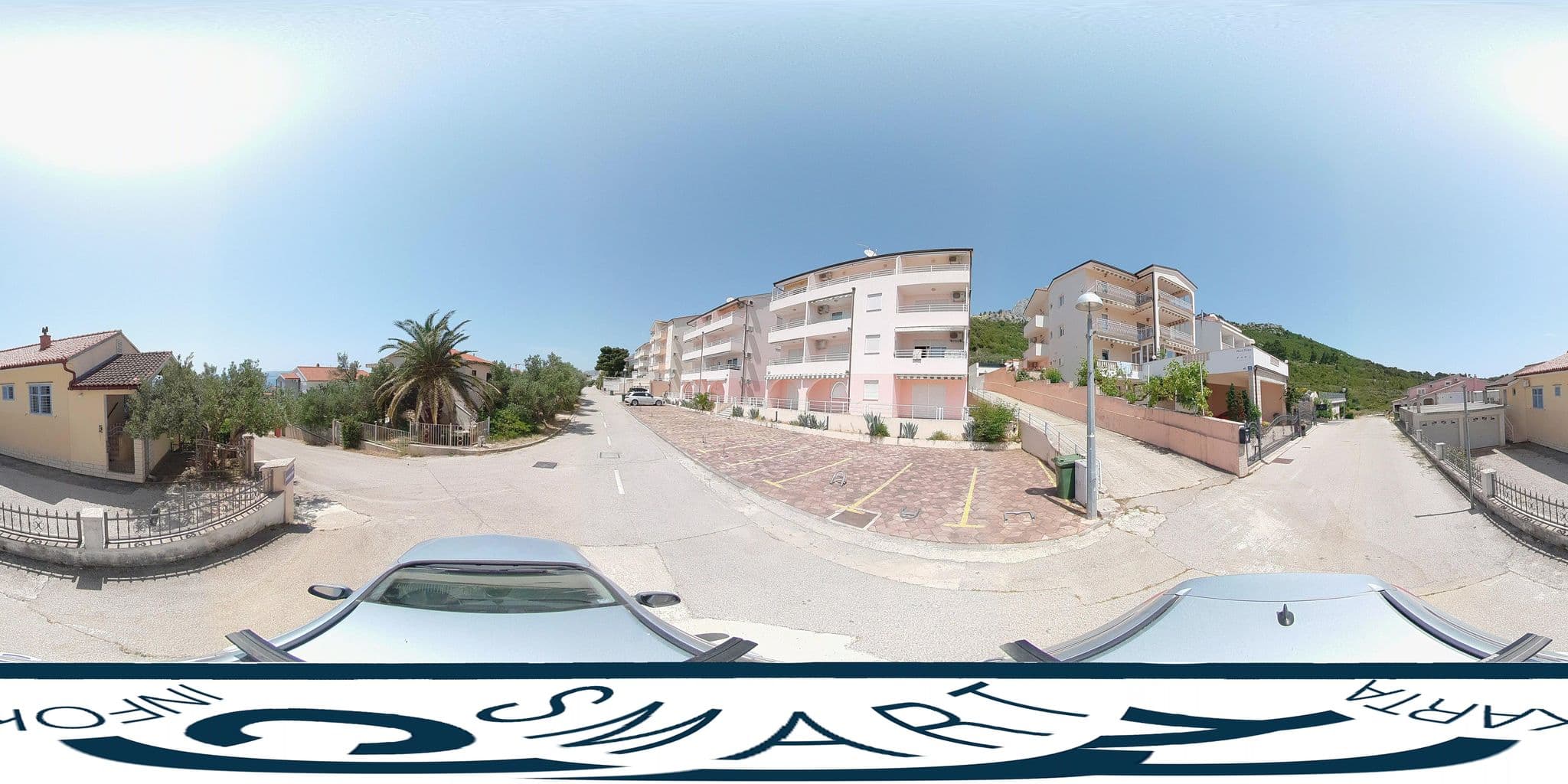 Street view near Apartments Niko, Baška Voda — © SilvioBasic (CC BY-SA · Mapillary)