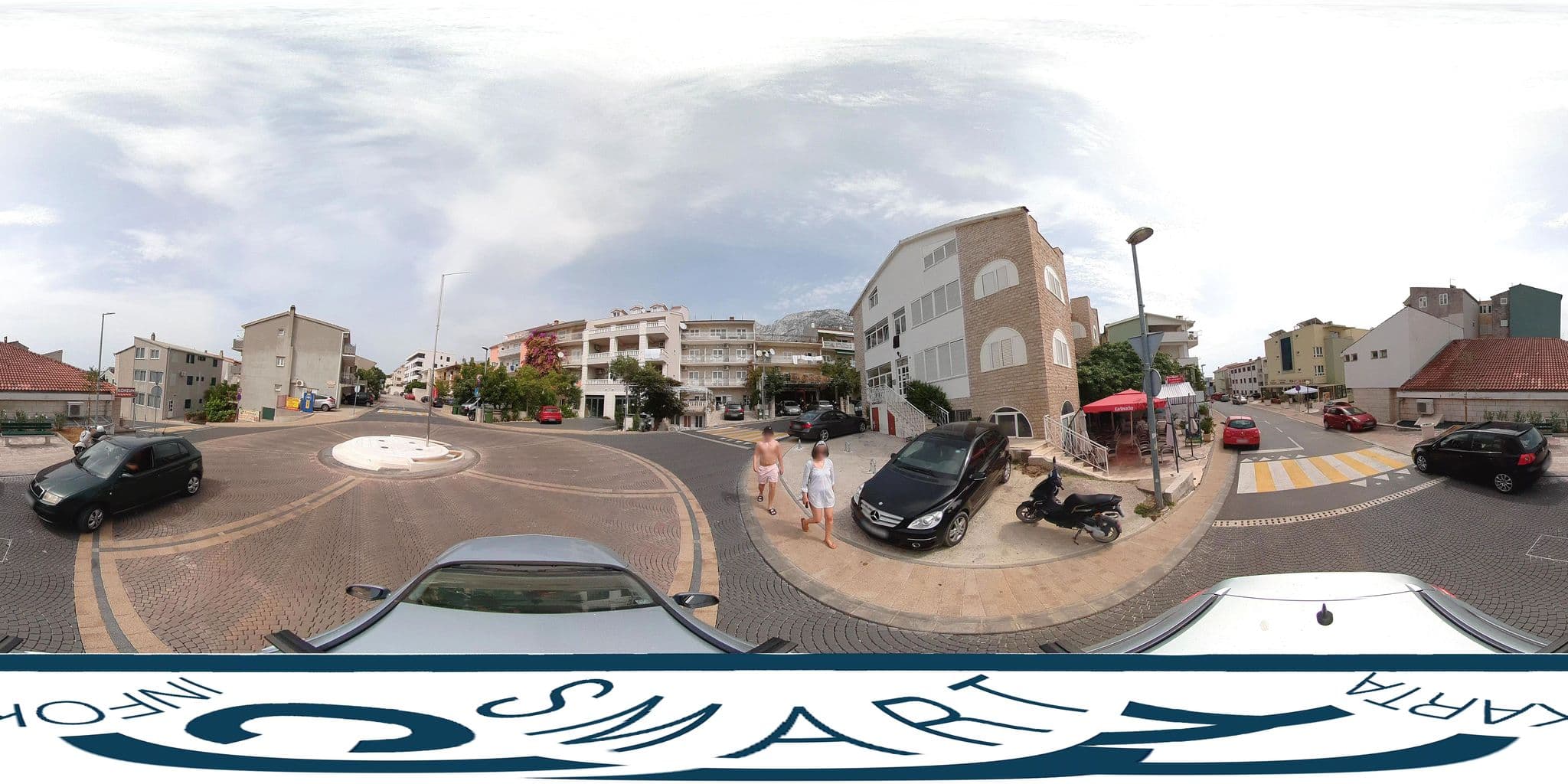 Street view near Studio Apartments Antonio, Makarska — © SilvioBasic (CC BY-SA · Mapillary)