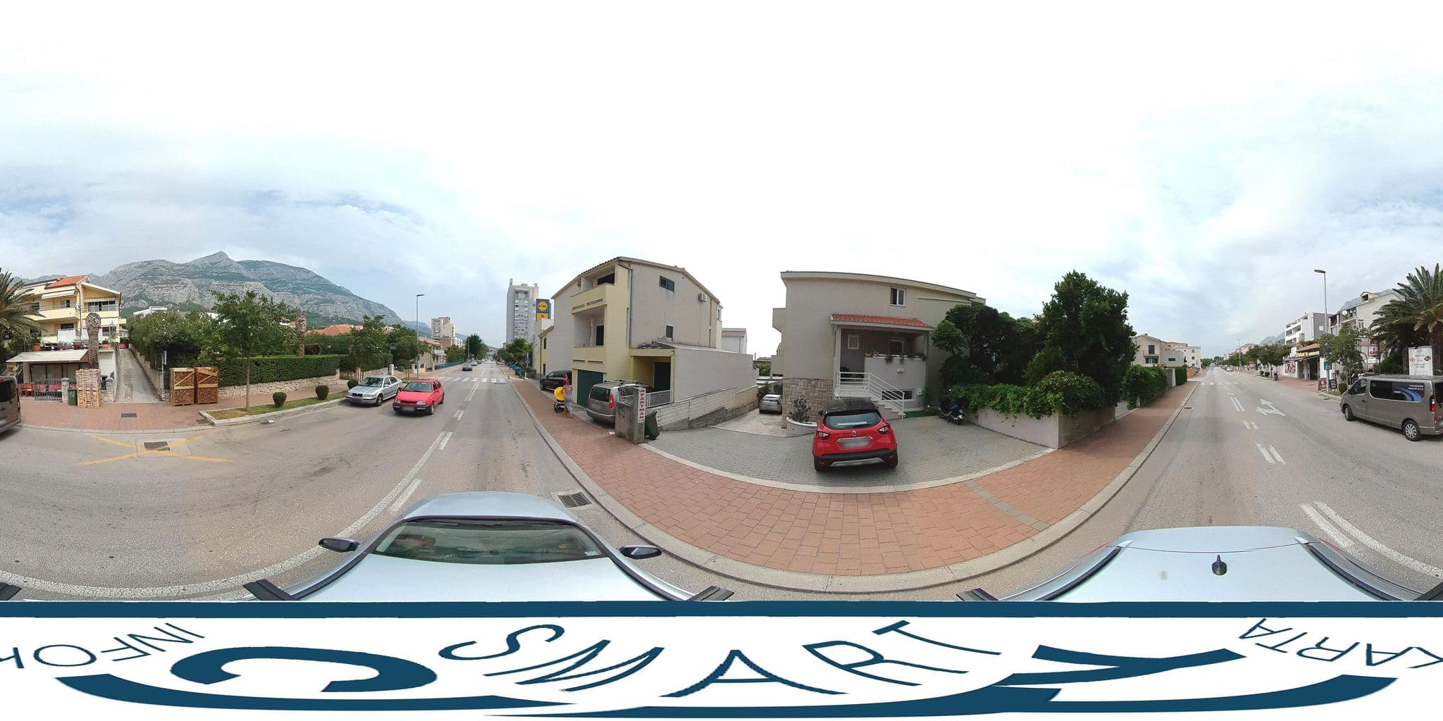 Street view near Villa Lean, Makarska — © SilvioBasic (CC BY-SA · Mapillary)