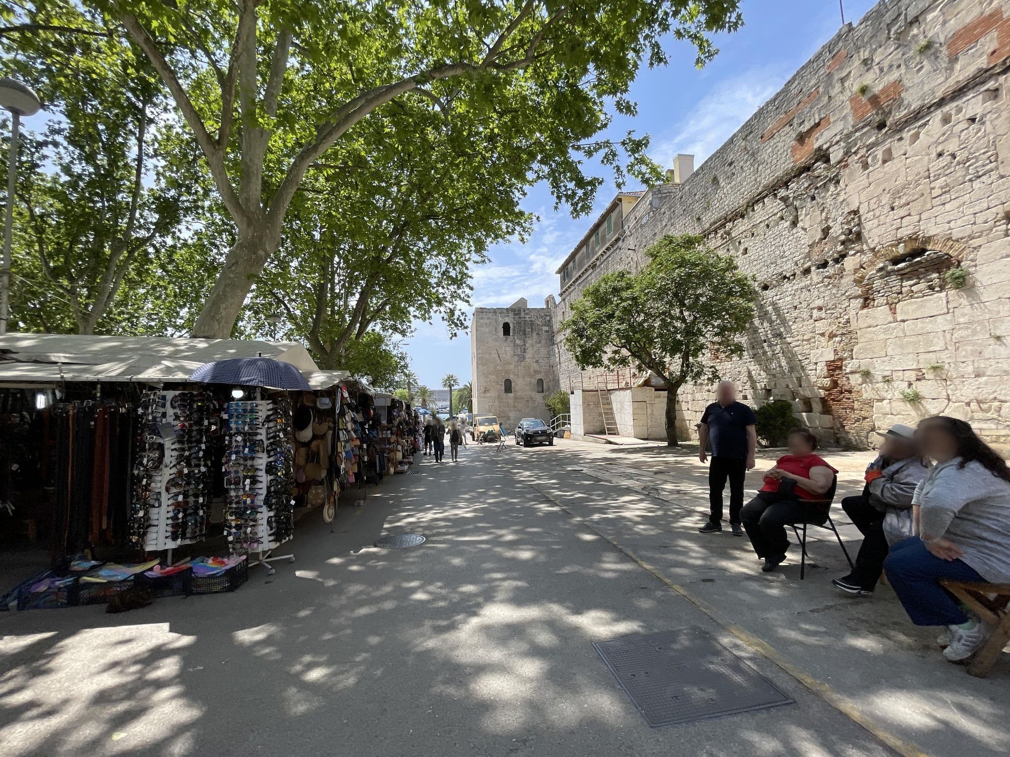Street view near Palace Tower Apartments, Split — © filipb (CC BY-SA · Mapillary)