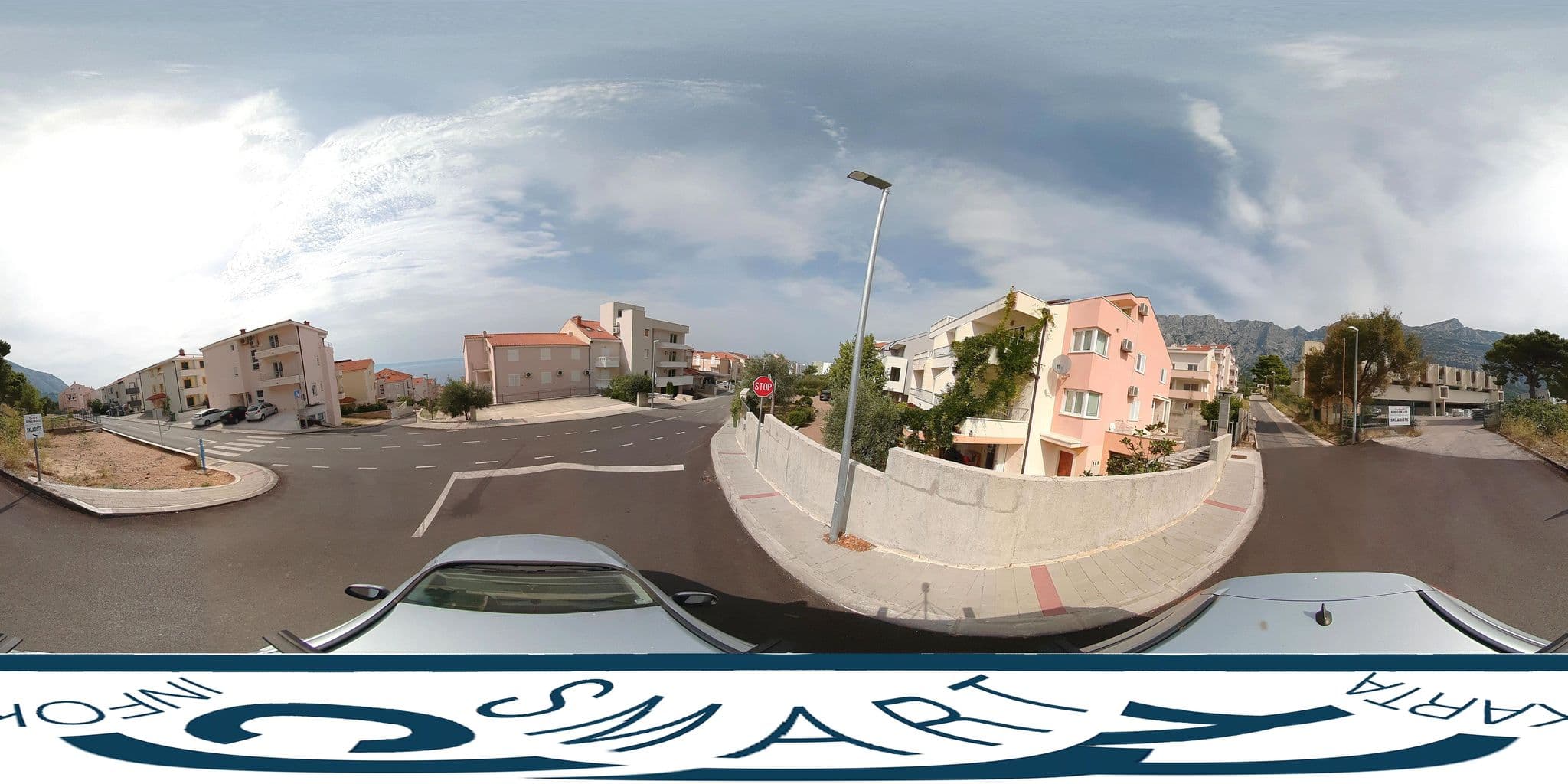 Street view near Sara Apartments, Makarska — © SilvioBasic (CC BY-SA · Mapillary)