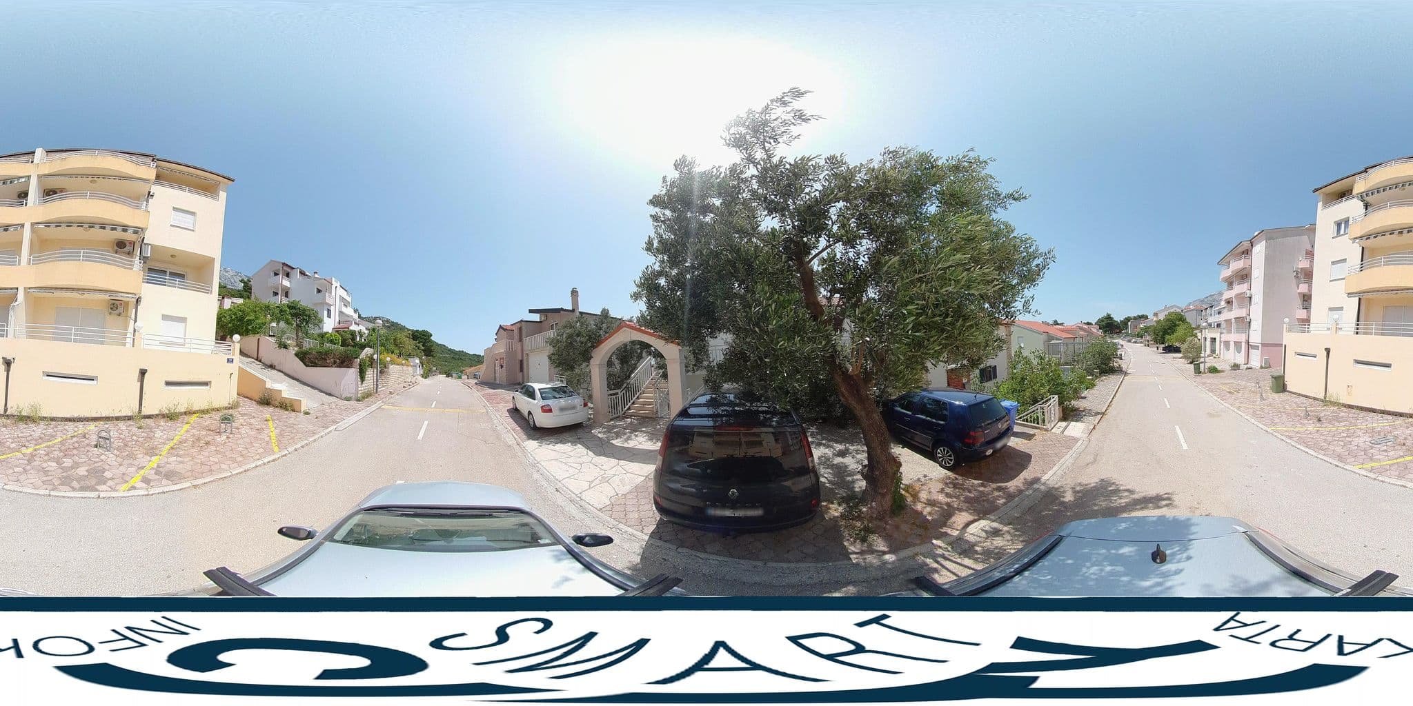 Street view near Apt White Idyll, 3 bedrooms, 3 bathrooms, terrace apt, Baška Voda — © SilvioBasic (CC BY-SA · Mapillary)