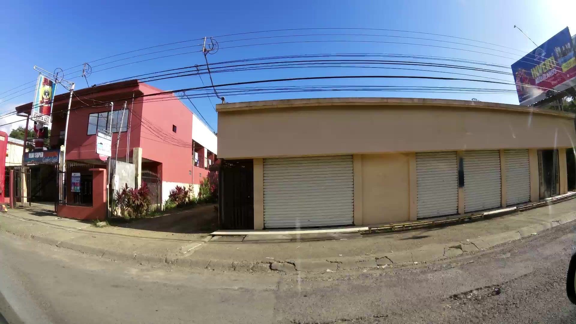 Street view near Cabinas Iguana Pacific, Jacó