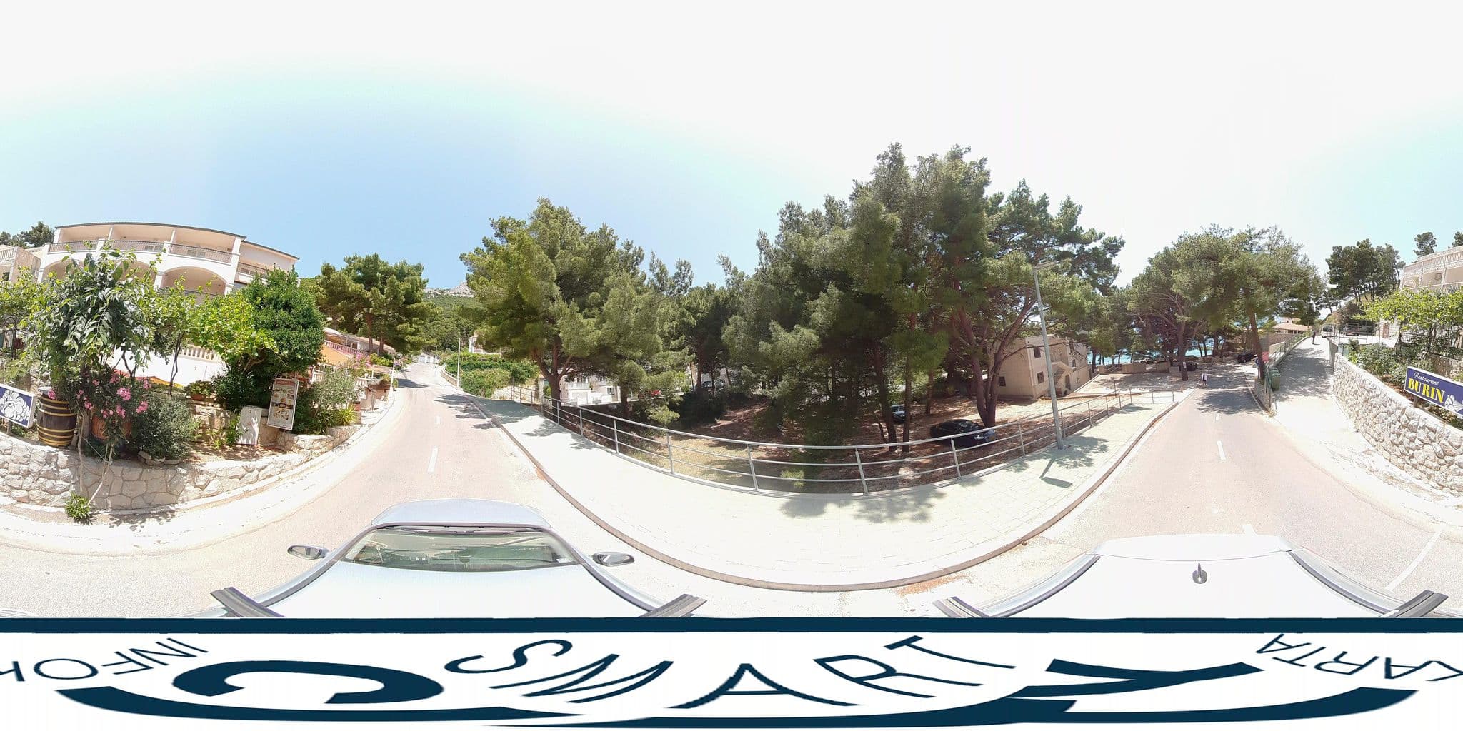 Street view near Villa Petra, Brela — © SilvioBasic (CC BY-SA · Mapillary)