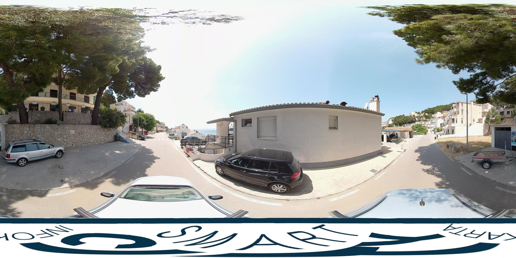 Street view near Bed and Breakfast RiB, Brela — © SilvioBasic (CC BY-SA · Mapillary)