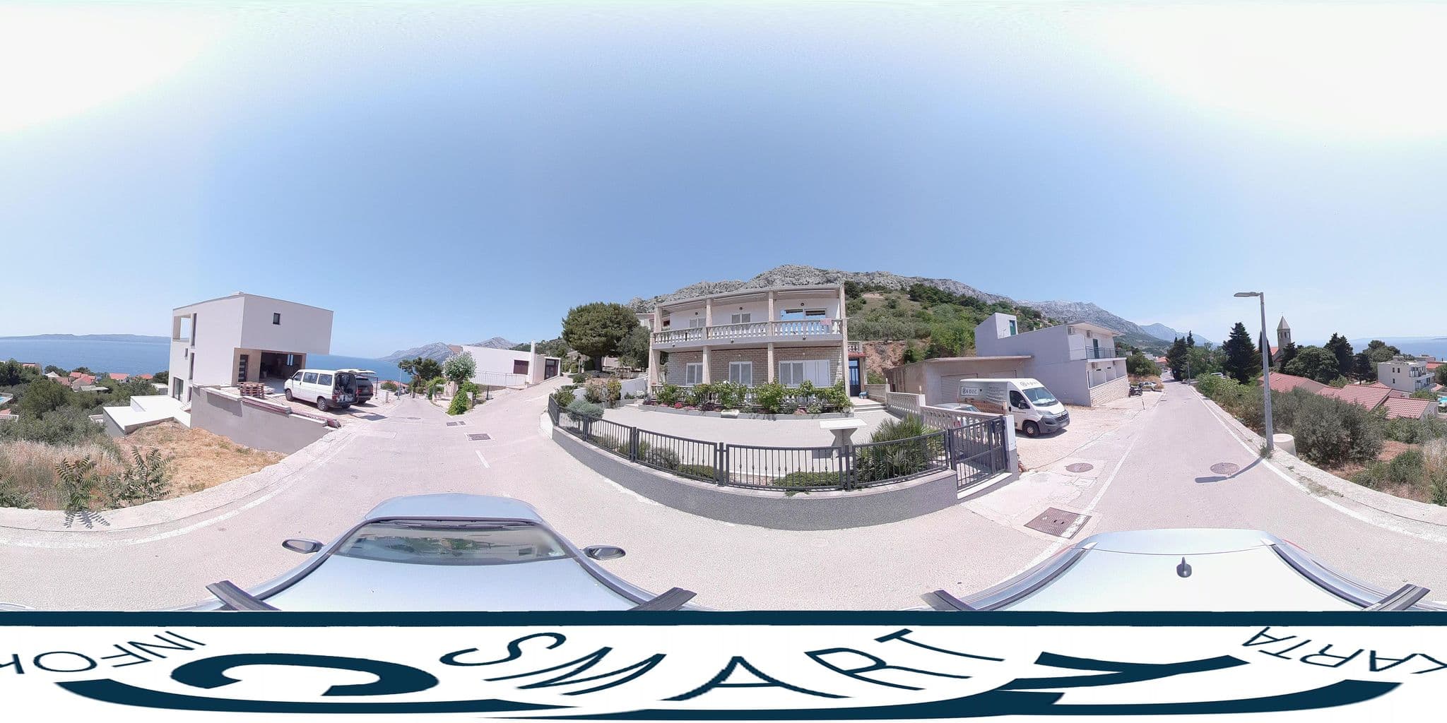 Street view near Villa Luka, Brela — © SilvioBasic (CC BY-SA · Mapillary)
