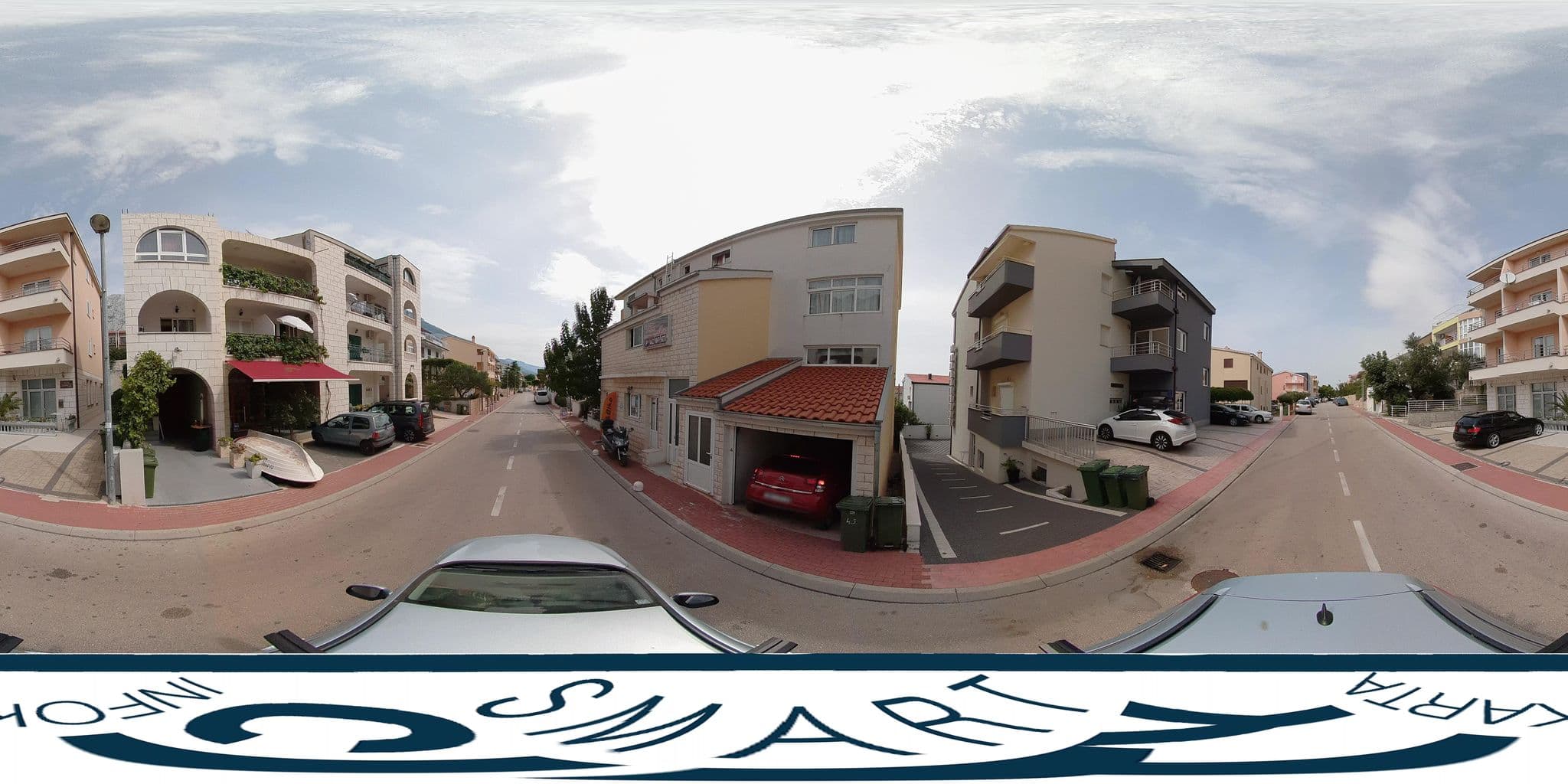 Street view near Angel Apartments, Makarska — © SilvioBasic (CC BY-SA · Mapillary)