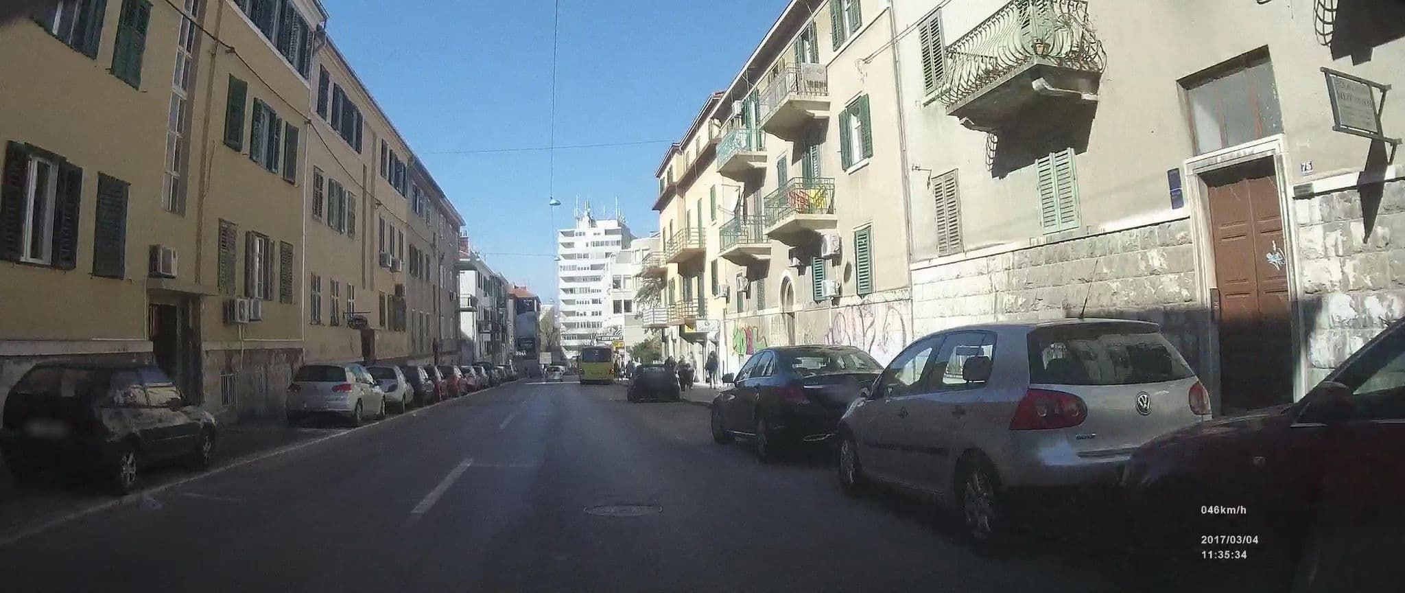 Street view near Kala and Kaleta, Split — © idelac (CC BY-SA · Mapillary)