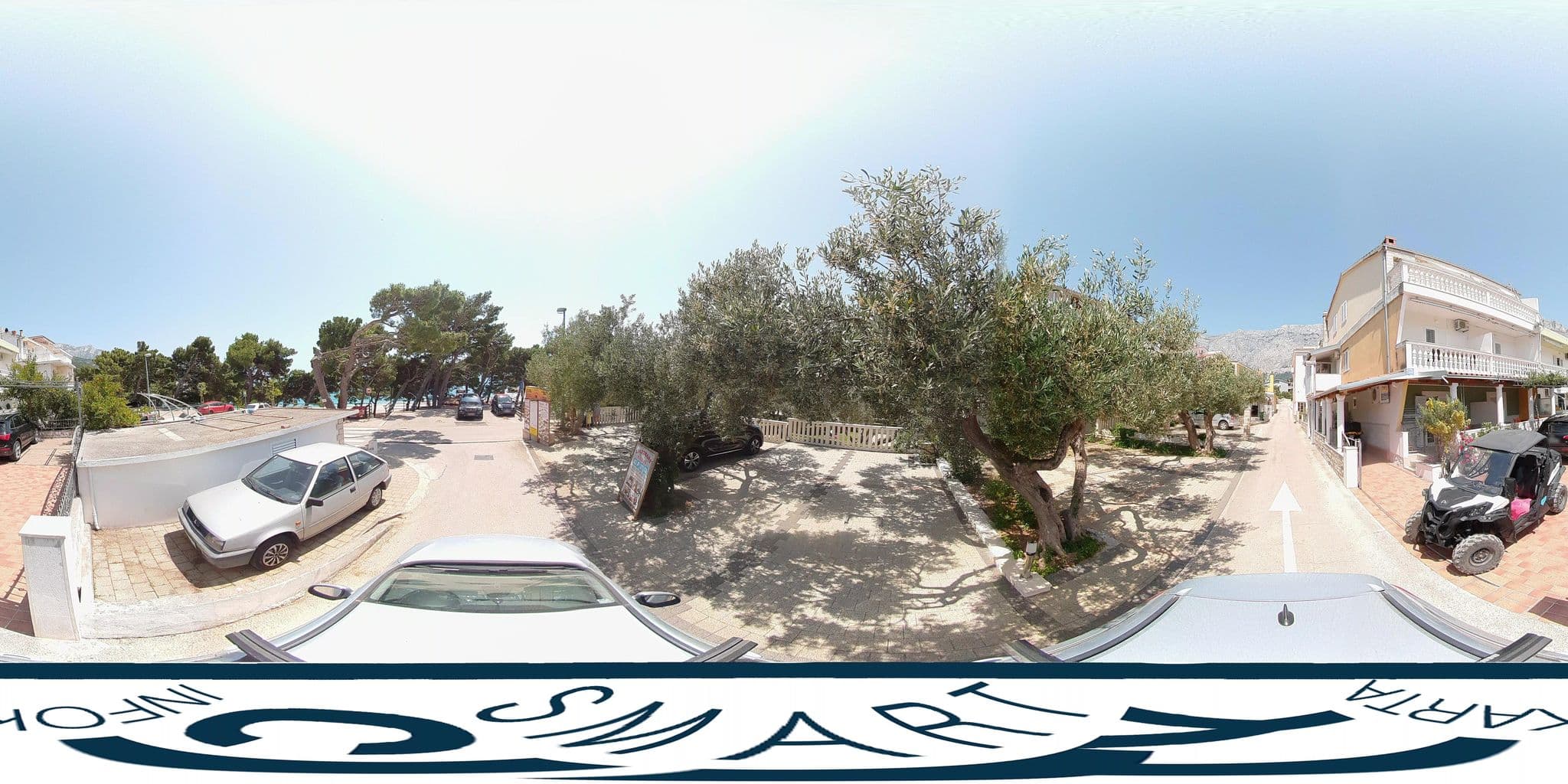 Street view near Apartmani Pjera, Baška Voda — © SilvioBasic (CC BY-SA · Mapillary)