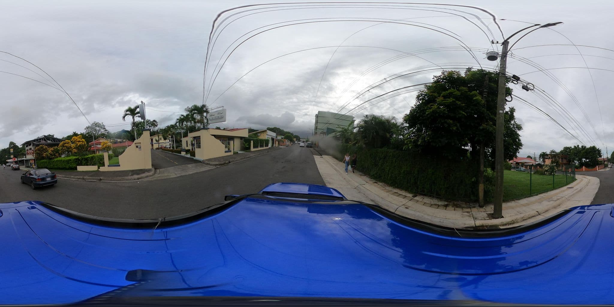 Street view near Hotel Monte Real, La Fortuna