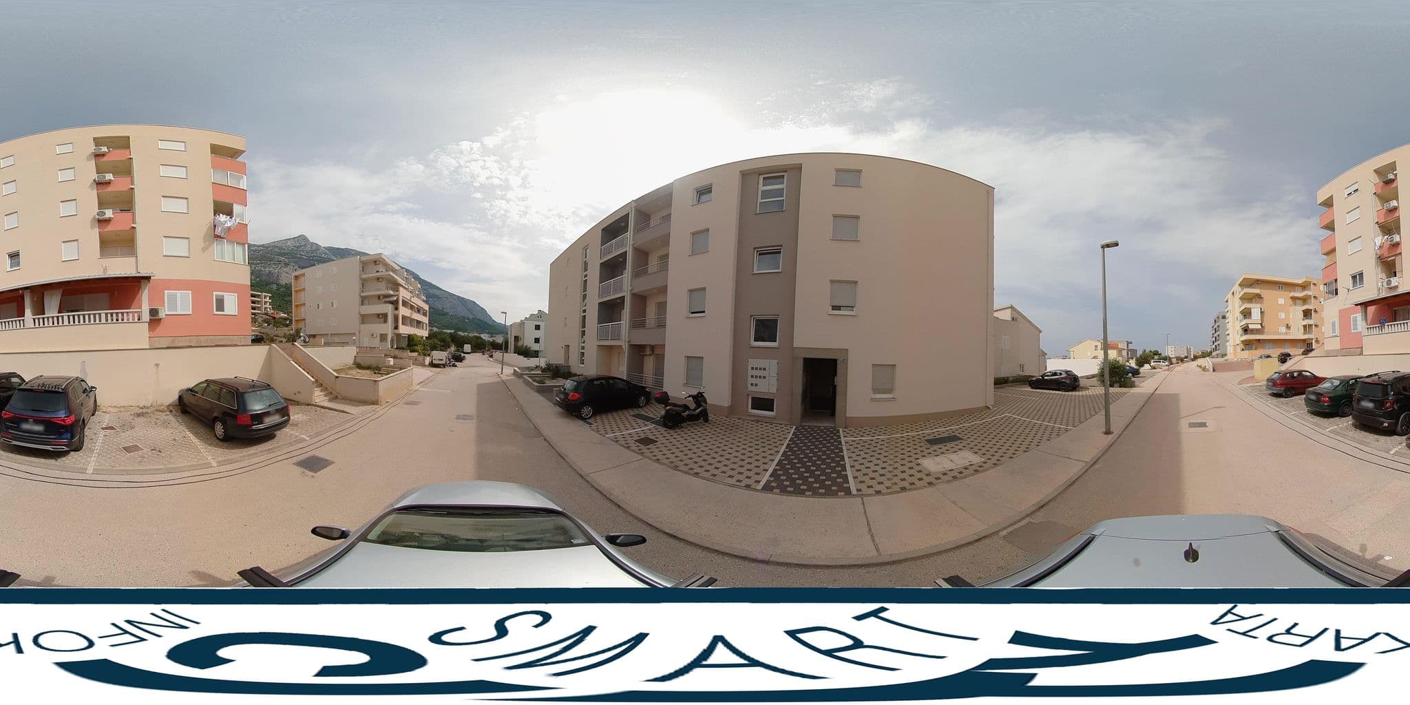 Street view near Apartments Estera, Makarska — © SilvioBasic (CC BY-SA · Mapillary)