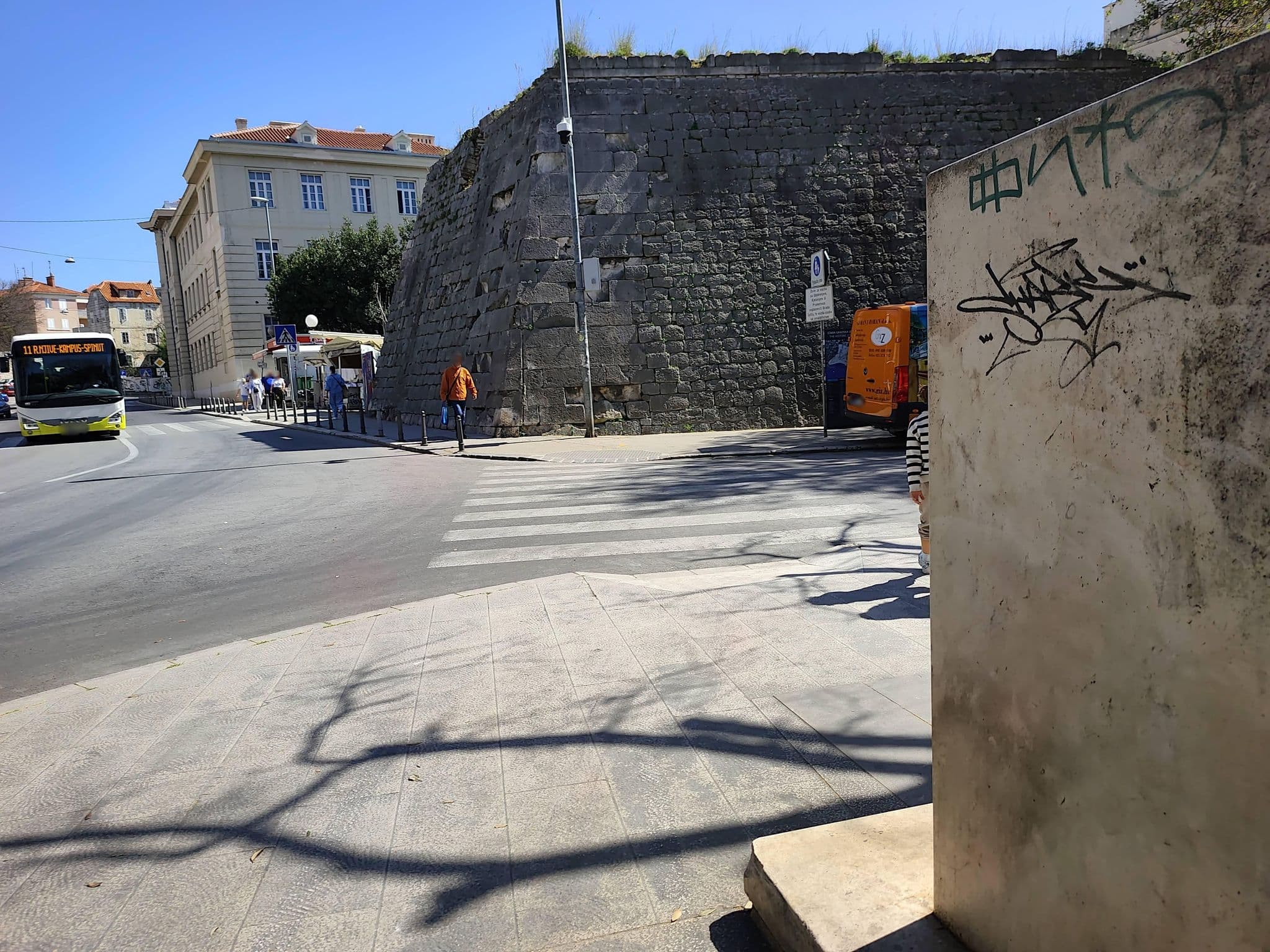 Street view near Golden Gate Hostel, Split — © Duro (CC BY-SA · Mapillary)