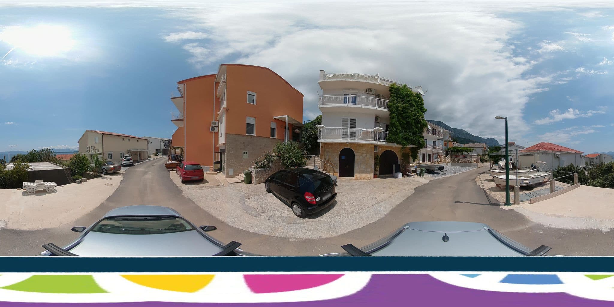 Street view near Apartments Ferdo Makarska Riviera, Podgora — © SilvioBasic (CC BY-SA · Mapillary)