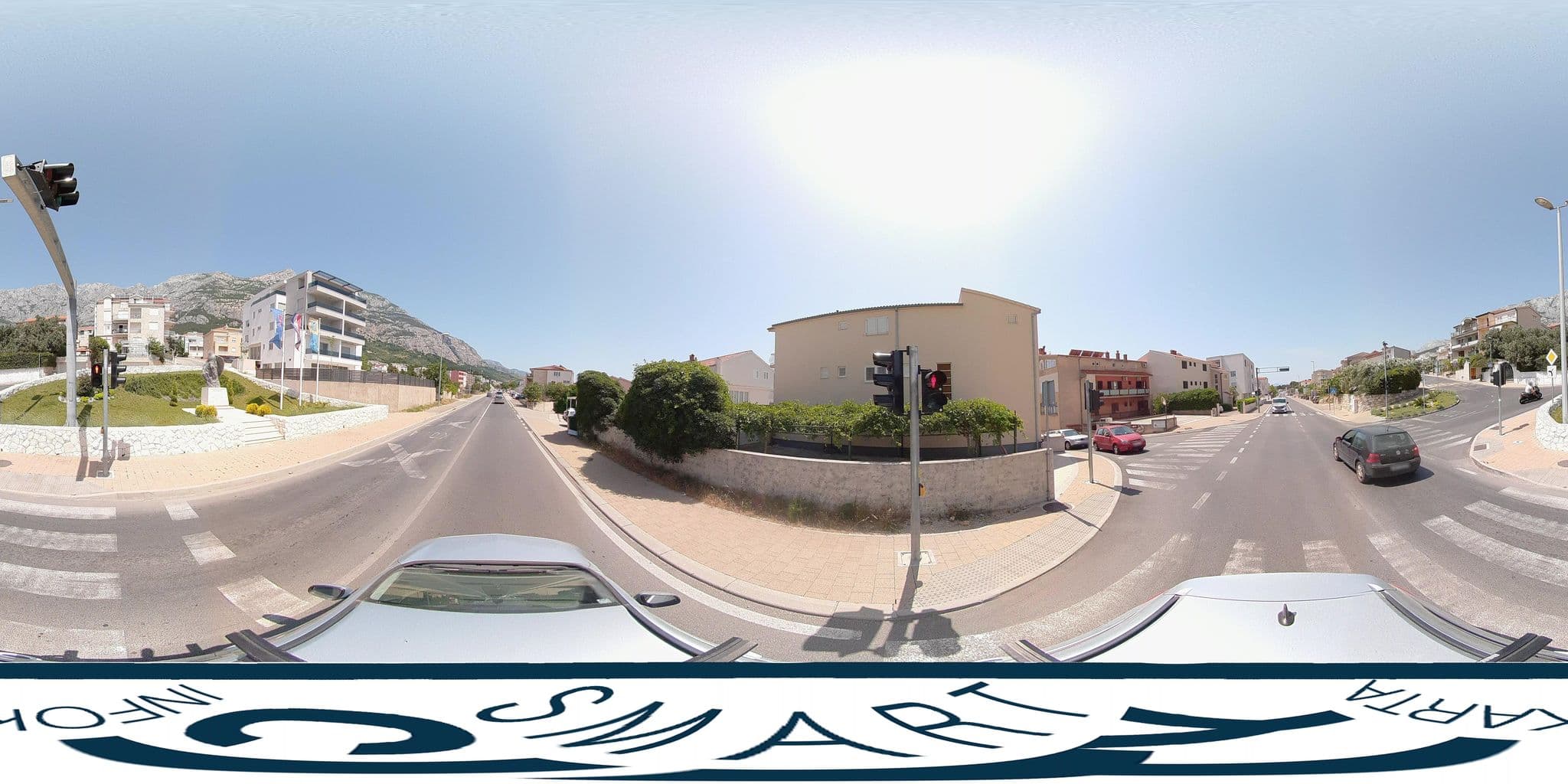 Street view near Vila Grubišić, Makarska — © SilvioBasic (CC BY-SA · Mapillary)