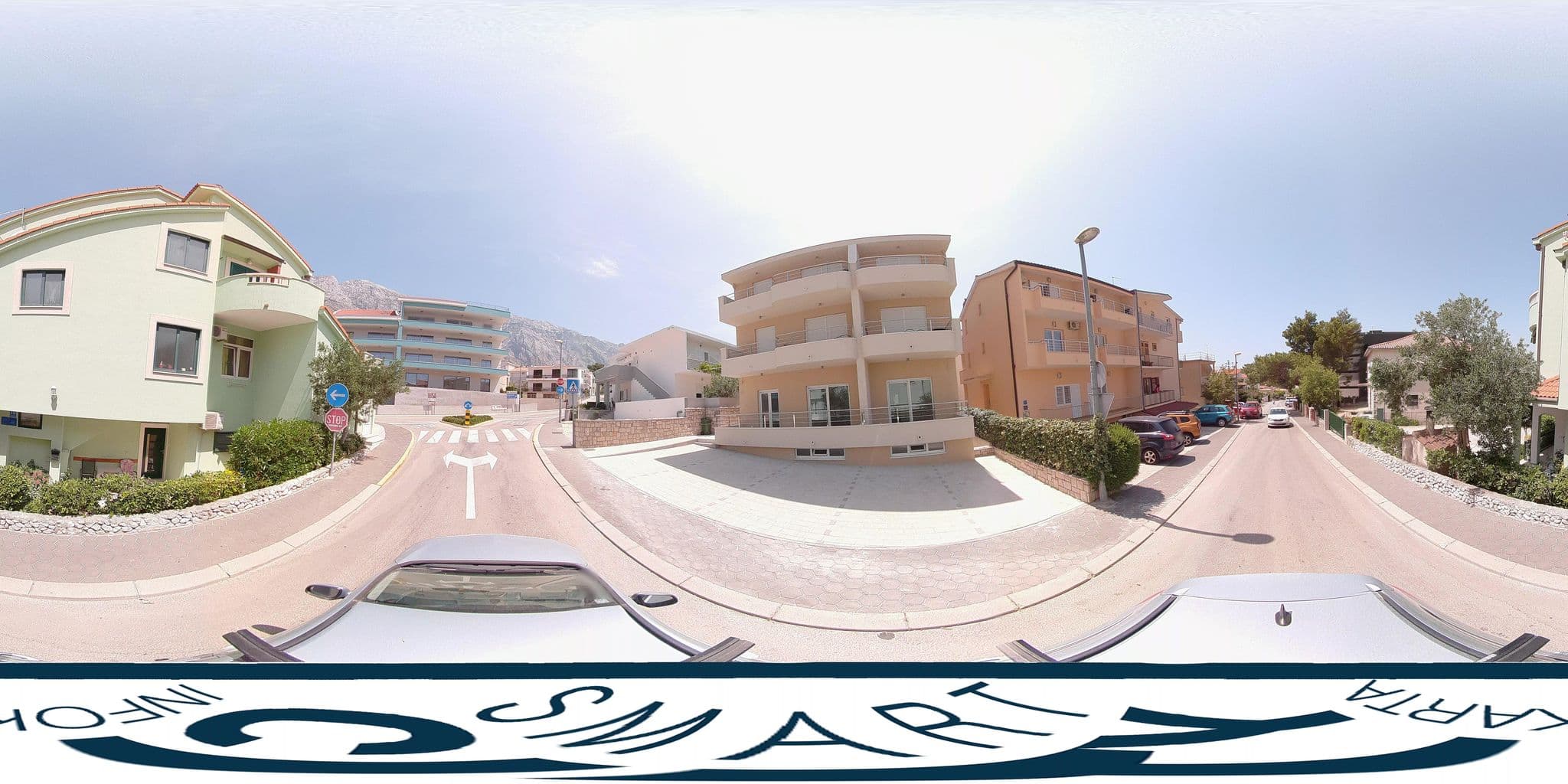 Street view near House Topic, Baška Voda — © SilvioBasic (CC BY-SA · Mapillary)
