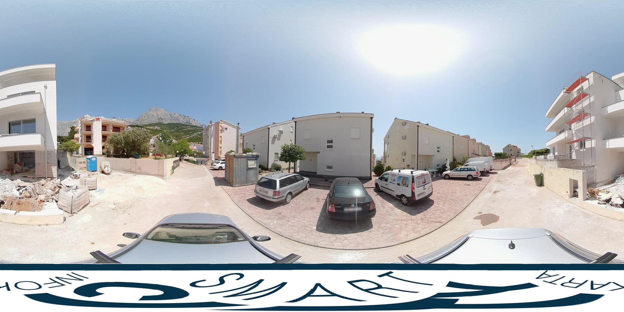 Street view near Villa Promajna 1, Baška Voda — © SilvioBasic (CC BY-SA · Mapillary)