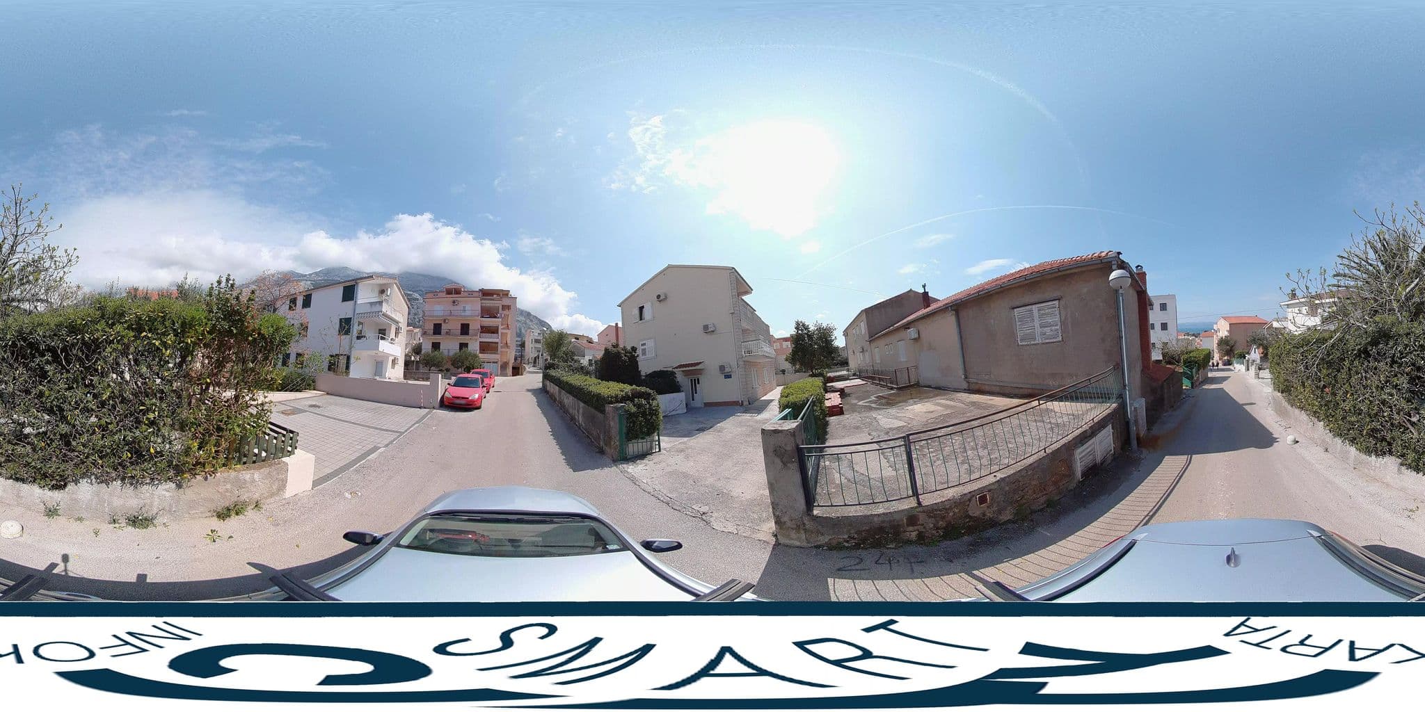 Street view near Apartments Villa Filipovic, Makarska — © SilvioBasic (CC BY-SA · Mapillary)