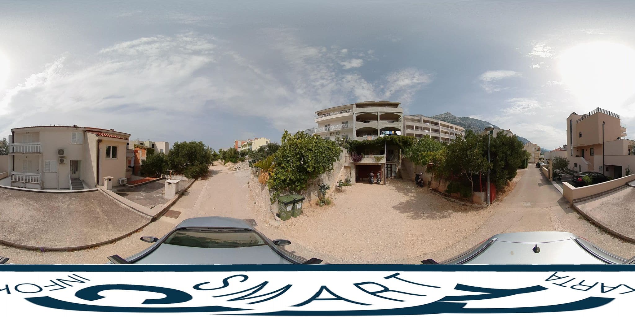 Street view near Apartments Sophie, Makarska — © SilvioBasic (CC BY-SA · Mapillary)