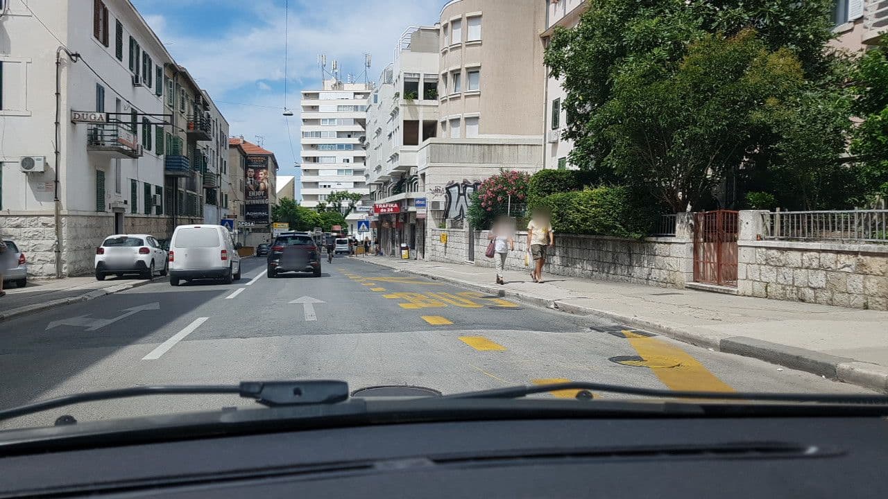 Street view near Dario, Split — © mik007 (CC BY-SA · Mapillary)