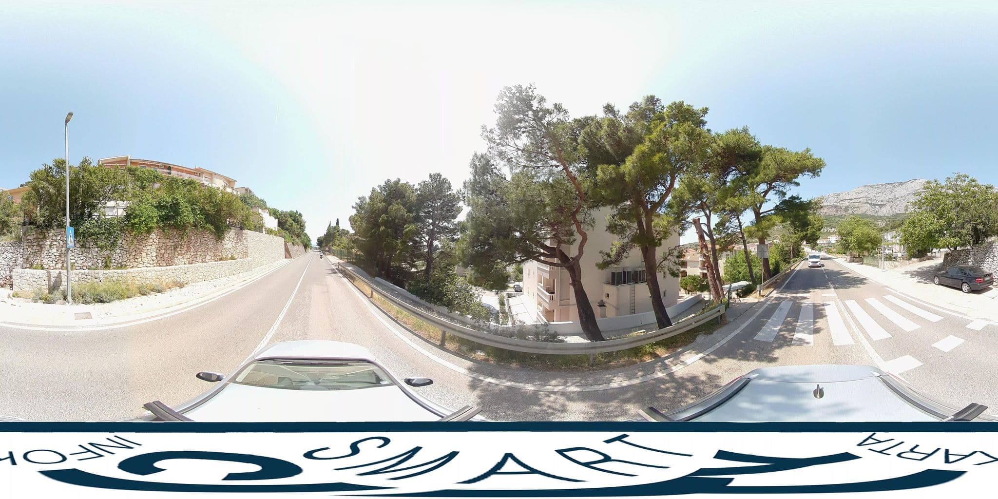 Street view near Flora Apart Hotel, Tučepi — © SilvioBasic (CC BY-SA · Mapillary)