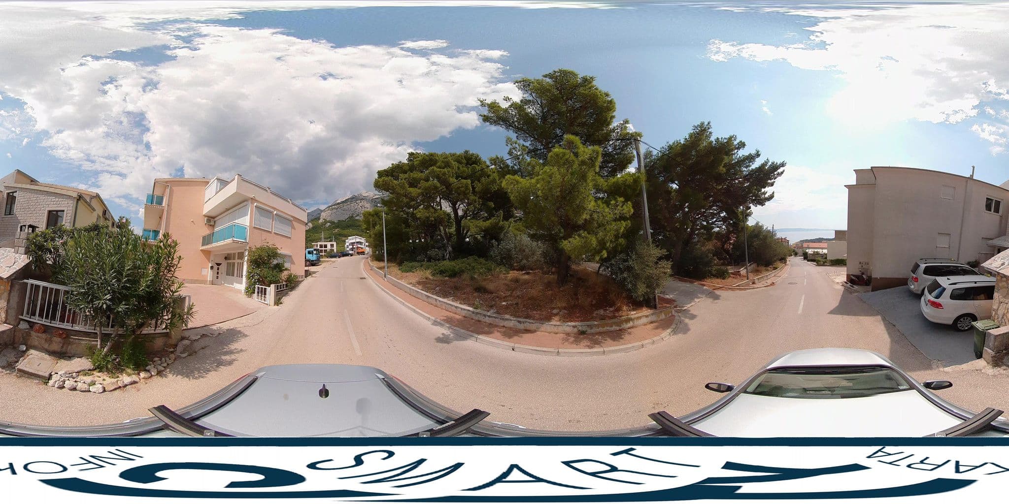Street view near Apartments Ana, Makarska — © SilvioBasic (CC BY-SA · Mapillary)