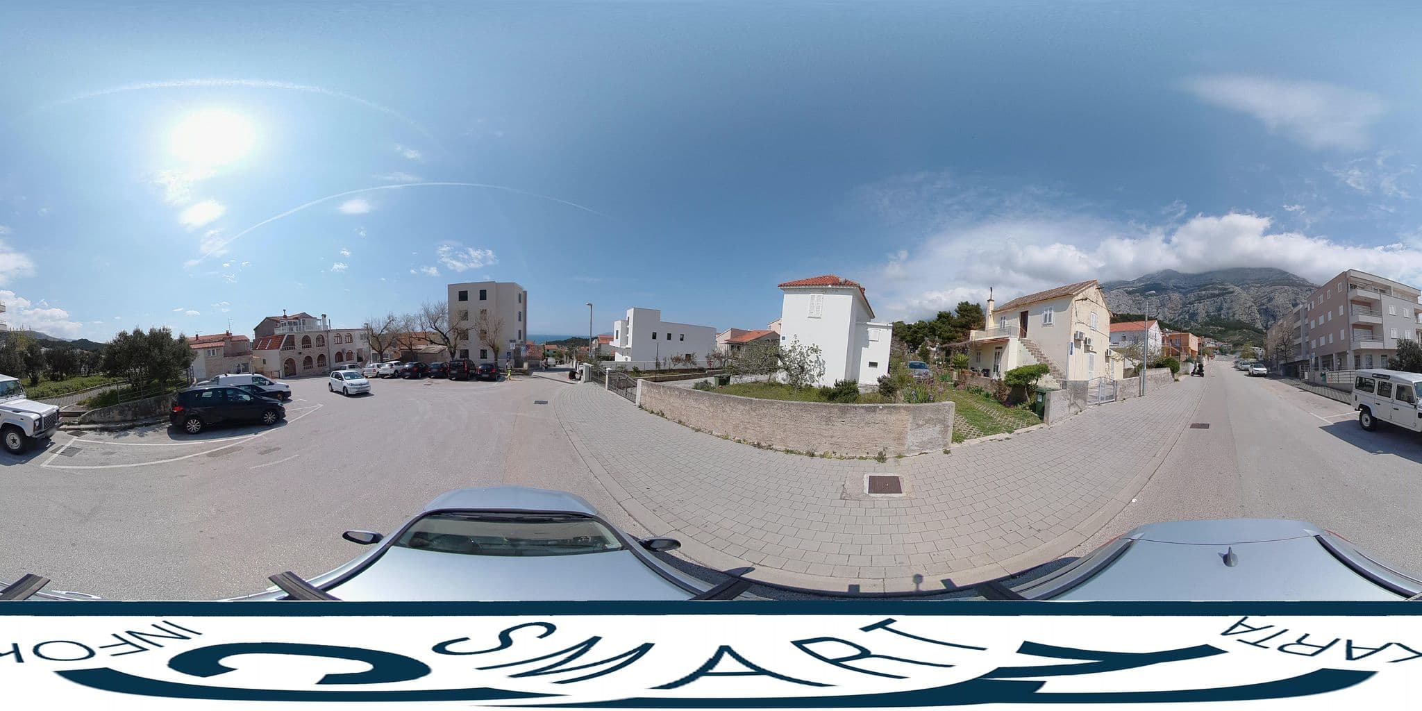 Street view near Bougainvillea Apartments, Makarska — © SilvioBasic (CC BY-SA · Mapillary)
