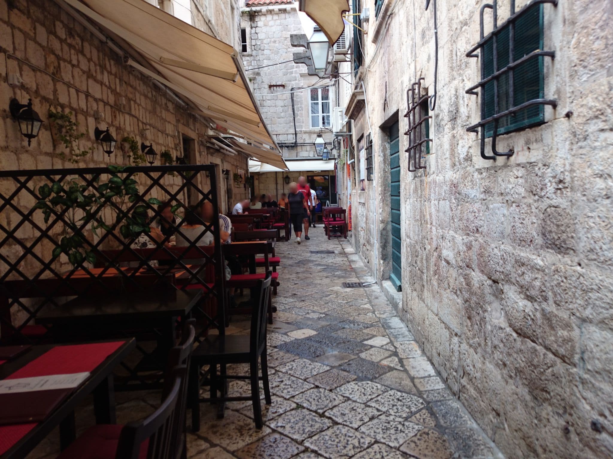 Street view near Nives Racic's Apartments, Dubrovnik — © ebel (CC BY-SA · Mapillary)