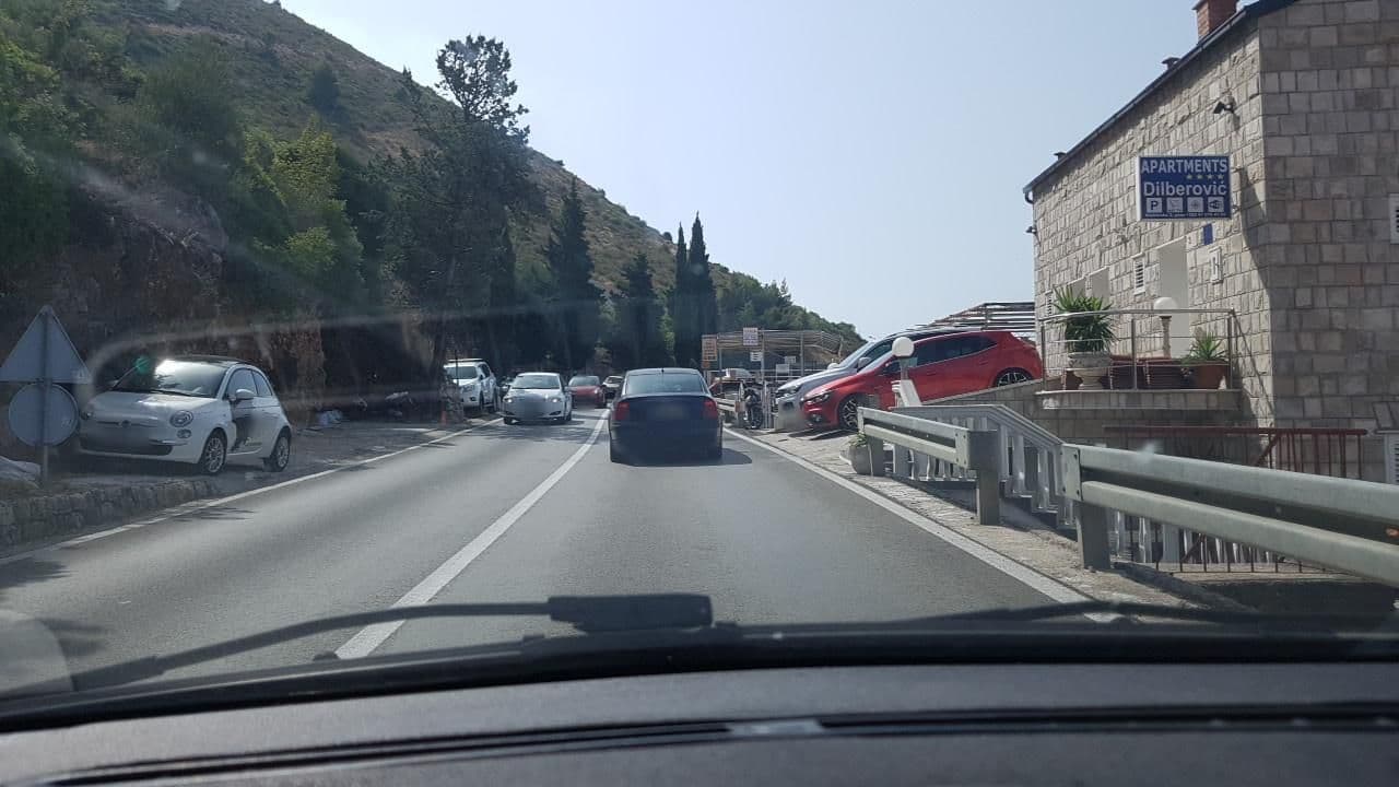 Street view near Apartments Dilberovic, Mokošica — © mik007 (CC BY-SA · Mapillary)
