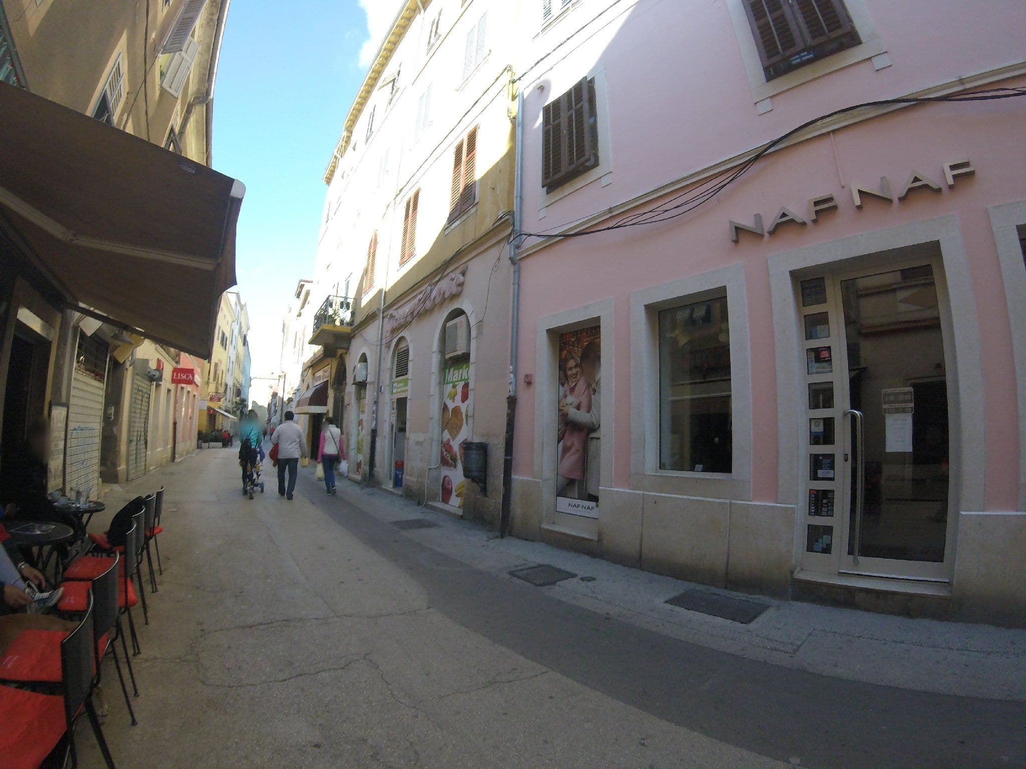Street view near Central Pula Apartments, Pula — © utvonalfelmeresek (CC BY-SA · Mapillary)