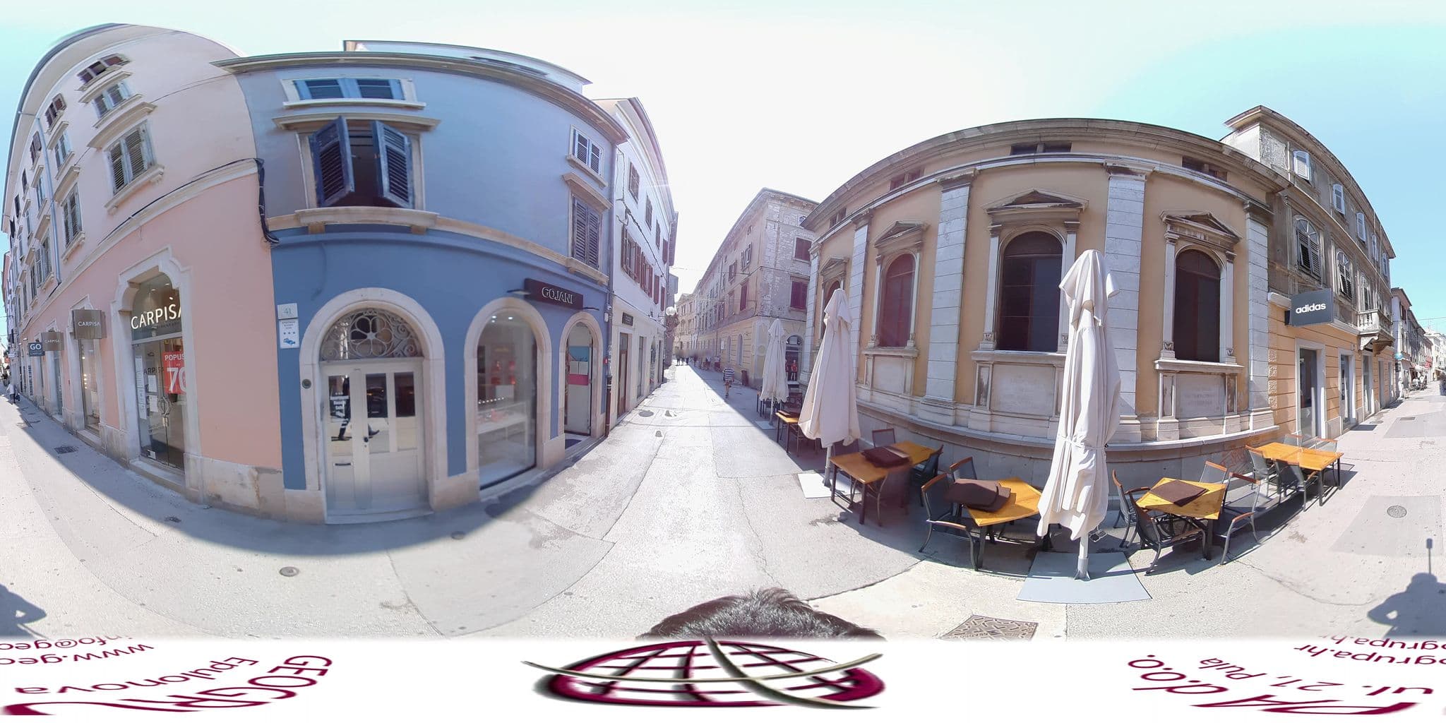 Street view near Apartment Heart of Old Town, Pula — © dinodim (CC BY-SA · Mapillary)