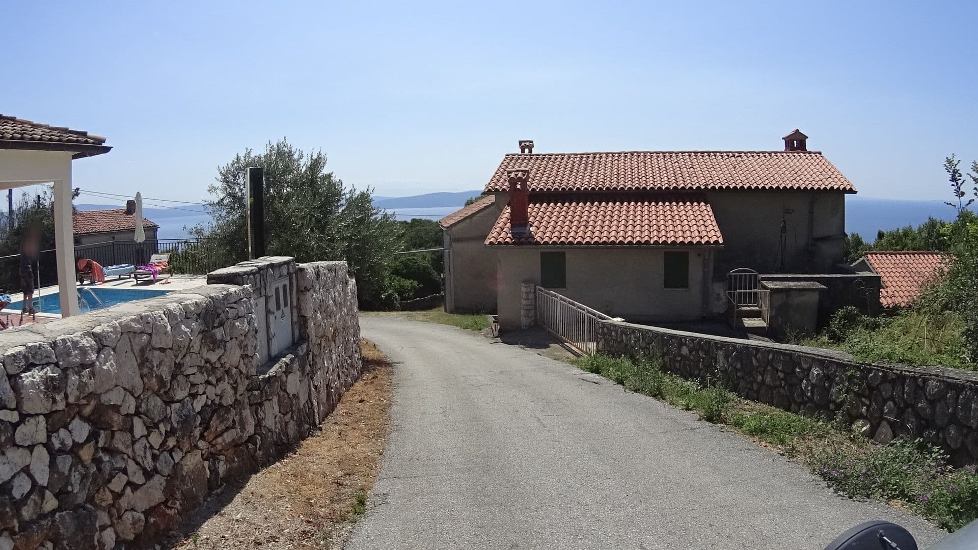 Street view near Villa Adriana, Rabac — © 468p (CC BY-SA · Mapillary)