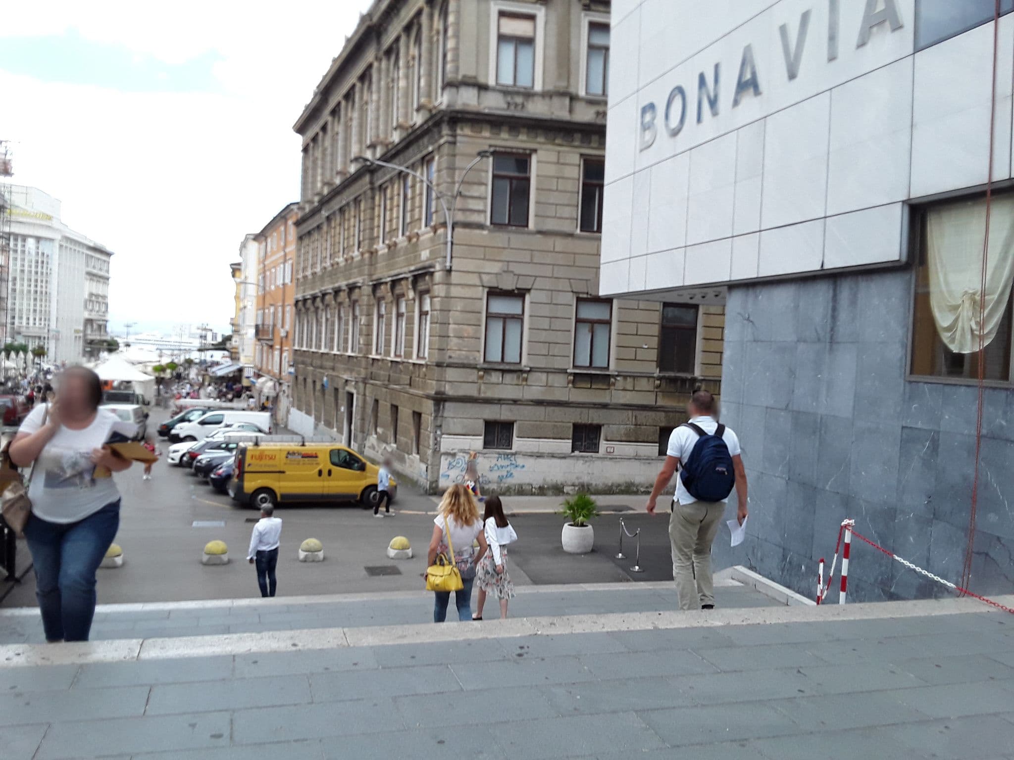 Street view near Kontinintal Hotel, Rijeka — © federica13 (CC BY-SA · Mapillary)