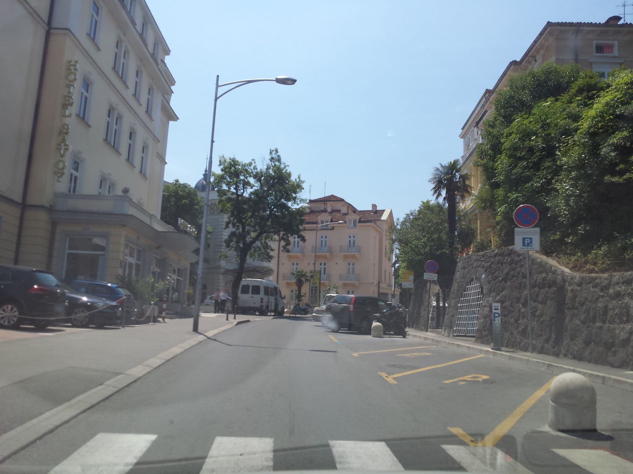 Street view near Savoy Hotel Opatija, Opatija — © janjko (CC BY-SA · Mapillary)