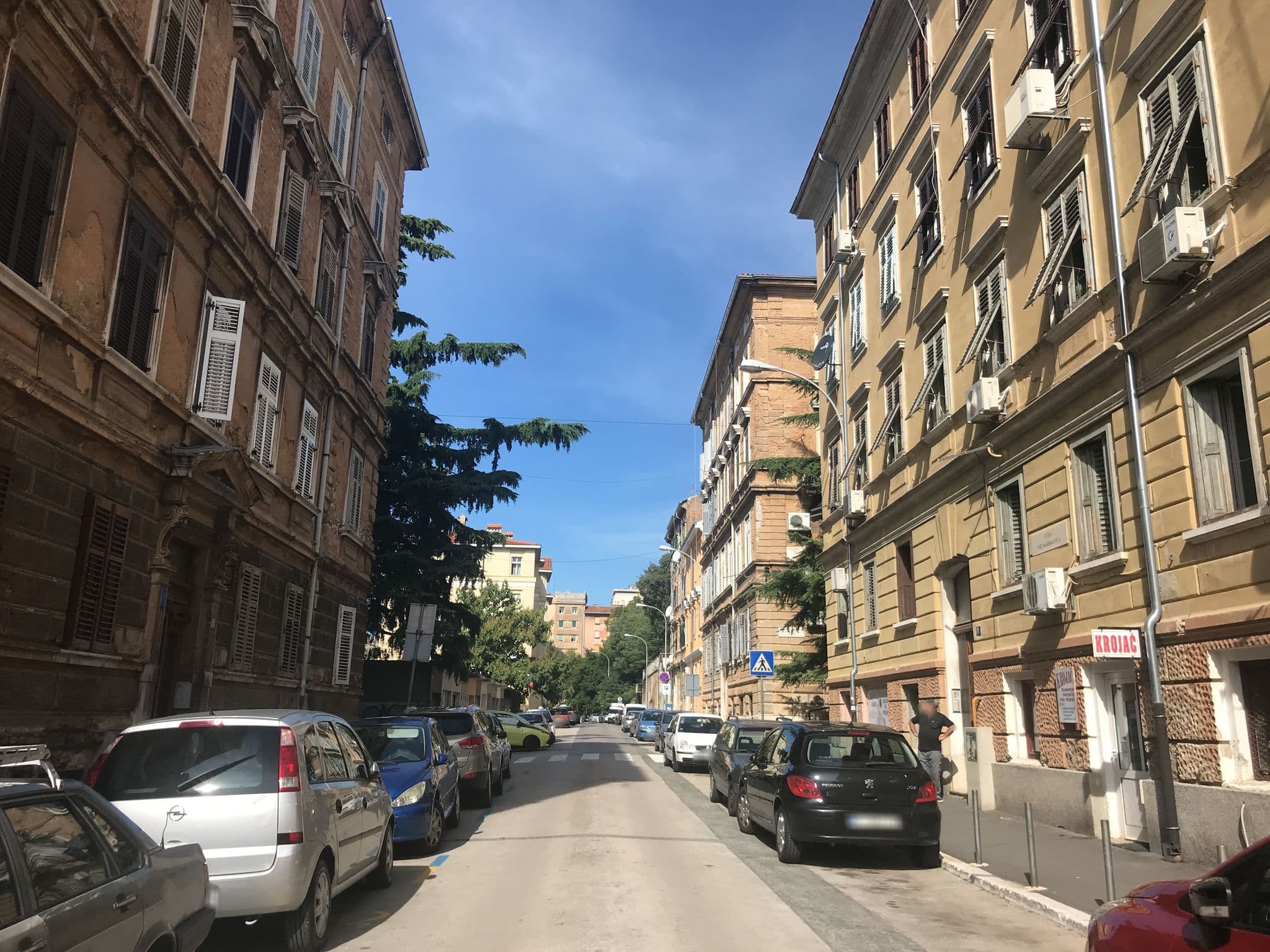 Street view near Quiet Center Apartments, Rijeka — © ziwei (CC BY-SA · Mapillary)