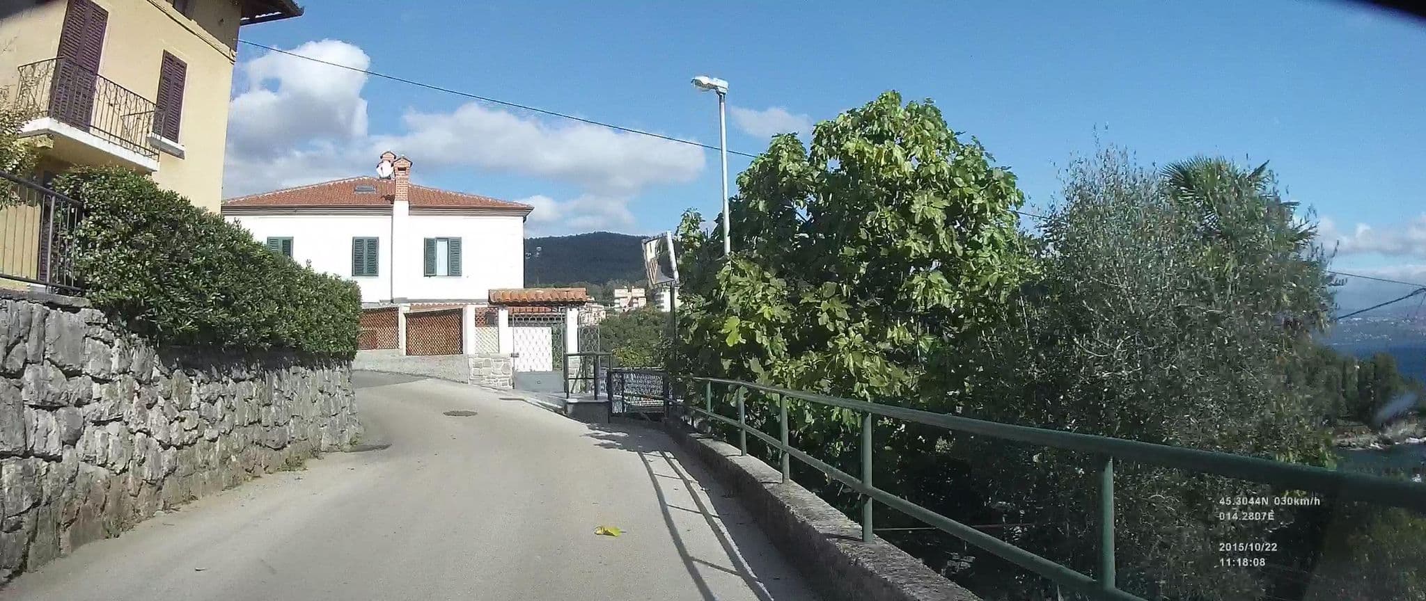 Street view near Vila Tarla, Lovran — © idelac (CC BY-SA · Mapillary)