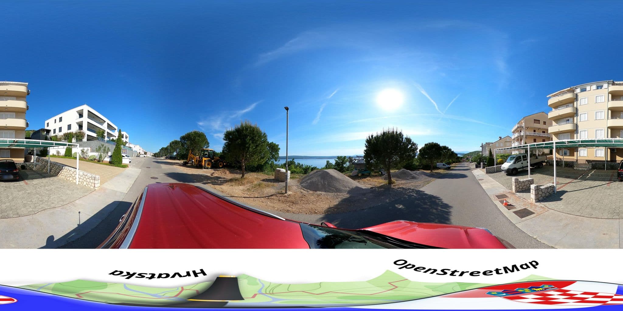 Street view near Apartments Adriatica, Dramalj — © hbogner (CC BY-SA · Mapillary)
