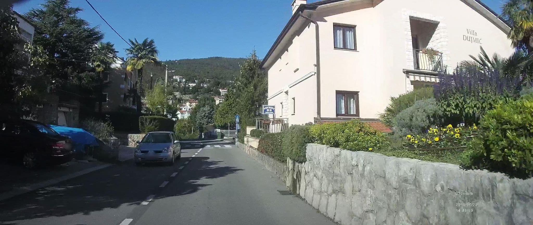 Street view near Apartment Meri, Lovran — © idelac (CC BY-SA · Mapillary)