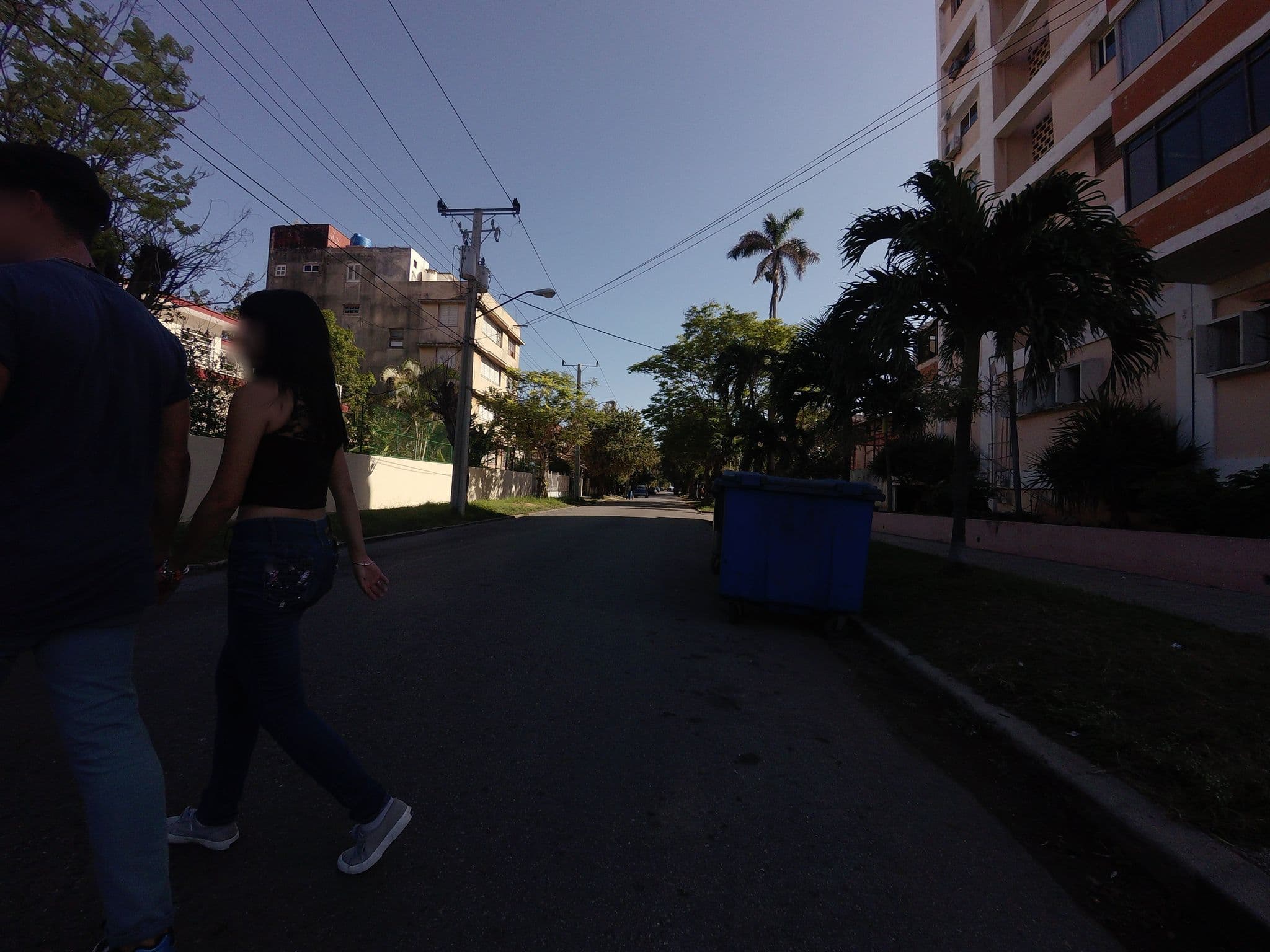 Street view near CasavanaCuba, Vedado