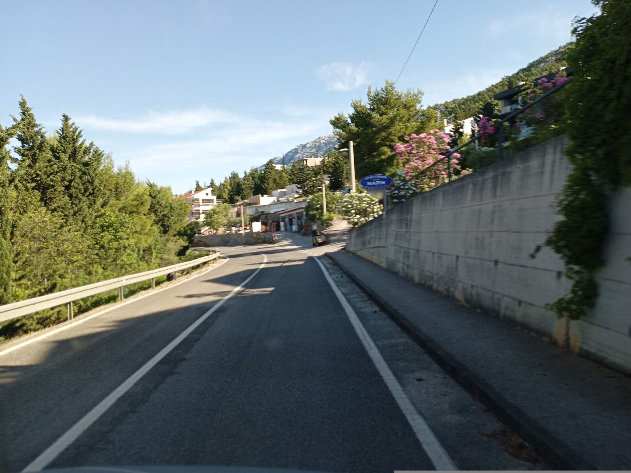 Street view near Apartments Maris, Posedarje — © atze02 (CC BY-SA · Mapillary)