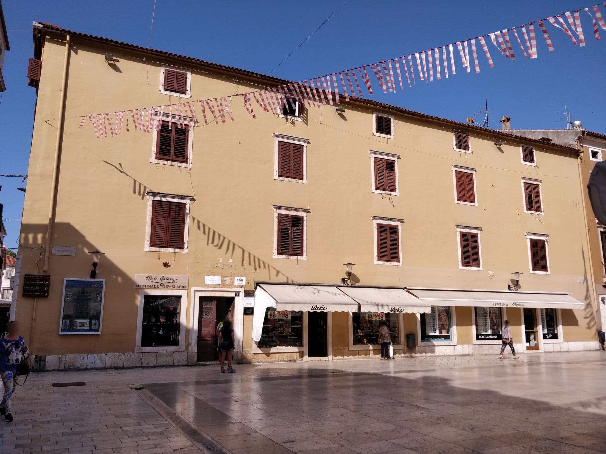 Street view near Central Square Guest House, Zadar — © janjko (CC BY-SA · Mapillary)