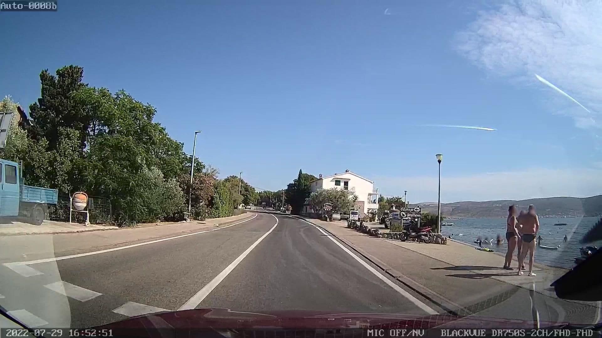 Street view near Apartments Maestral - On the Beach, Posedarje — © rdnnk (CC BY-SA · Mapillary)