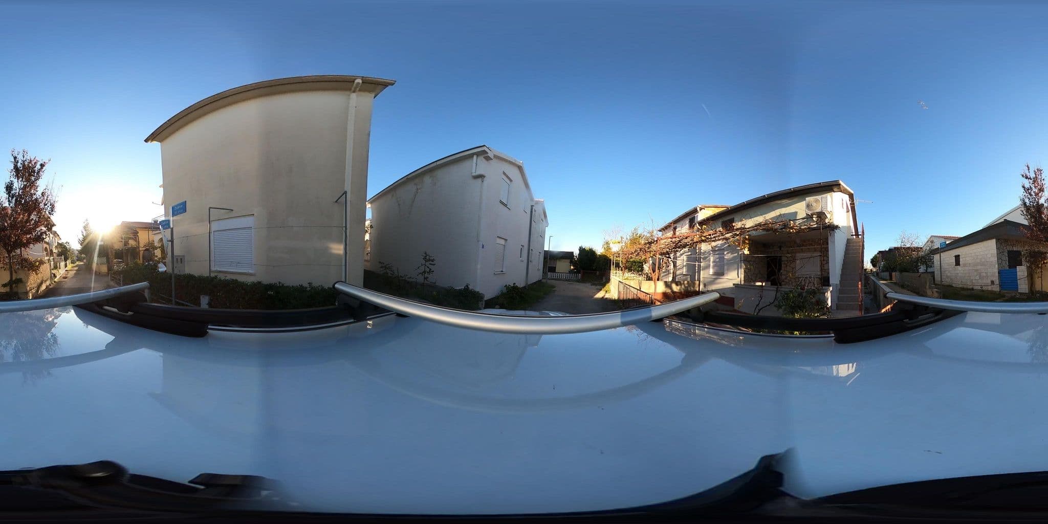 Street view near Bianca Guesthouse, Vrsi — © Tim1 (CC BY-SA · Mapillary)