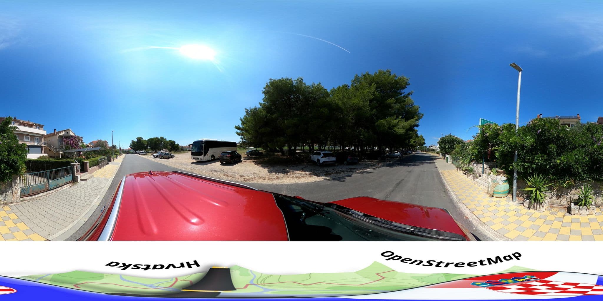 Street view near Apartment Adrian, Biograd na Moru — © hbogner (CC BY-SA · Mapillary)
