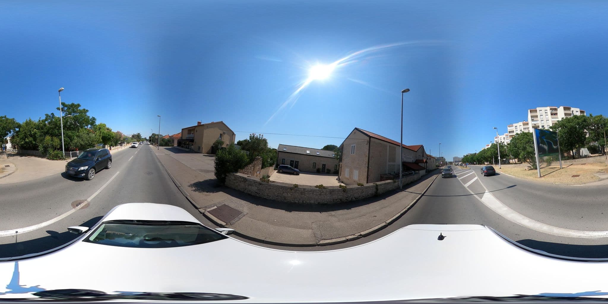 Street view near Guverna Apartments, Zadar — © vst (CC BY-SA · Mapillary)