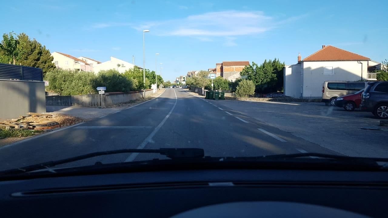 Street view near Olea Apartments, Vodice — © mik007 (CC BY-SA · Mapillary)